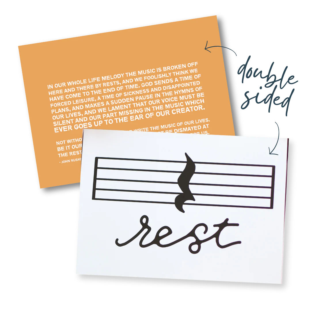 Rest Double Sided Print