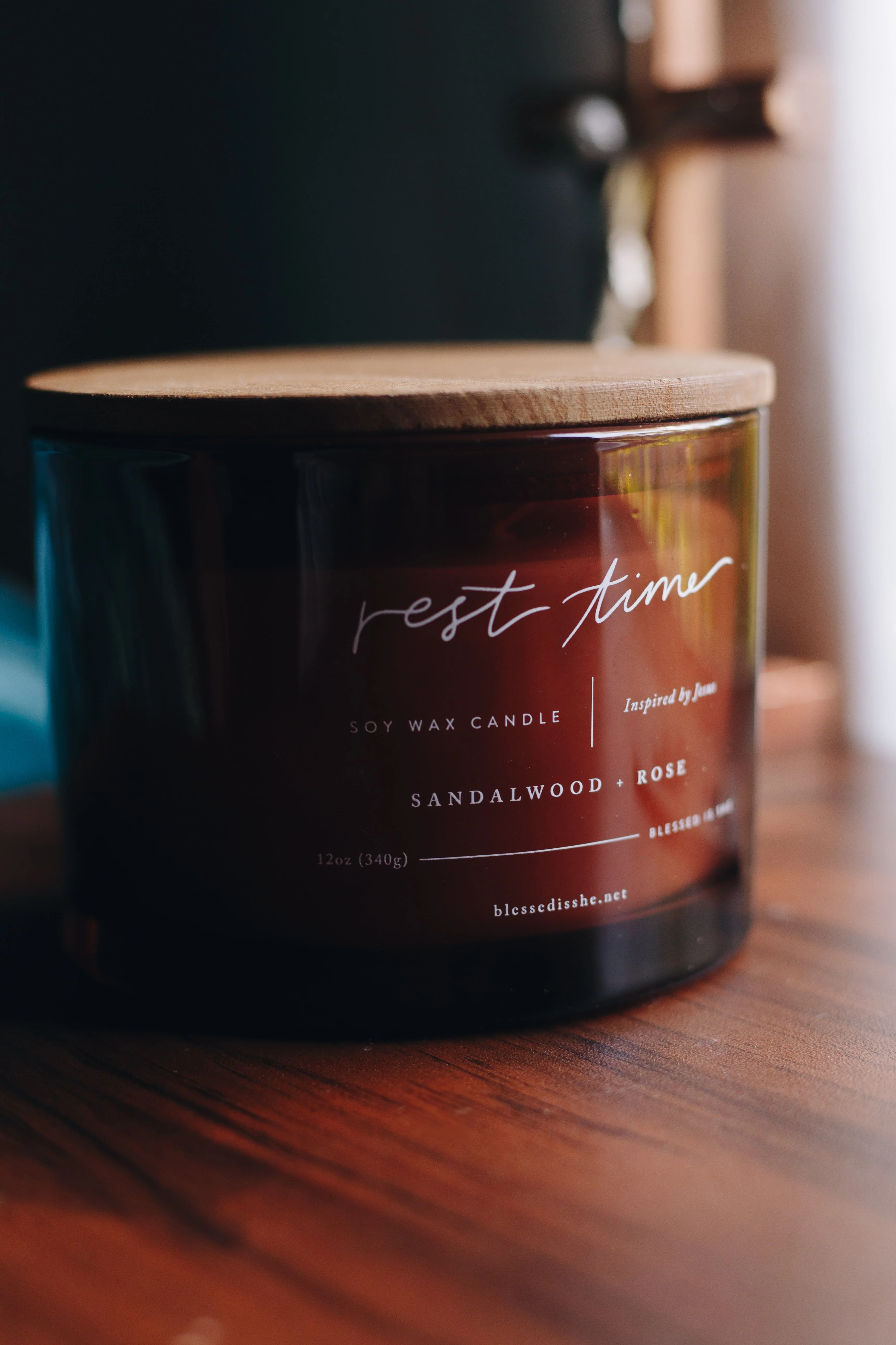 Rest Time 3-Wick // Saintly Scents Candle