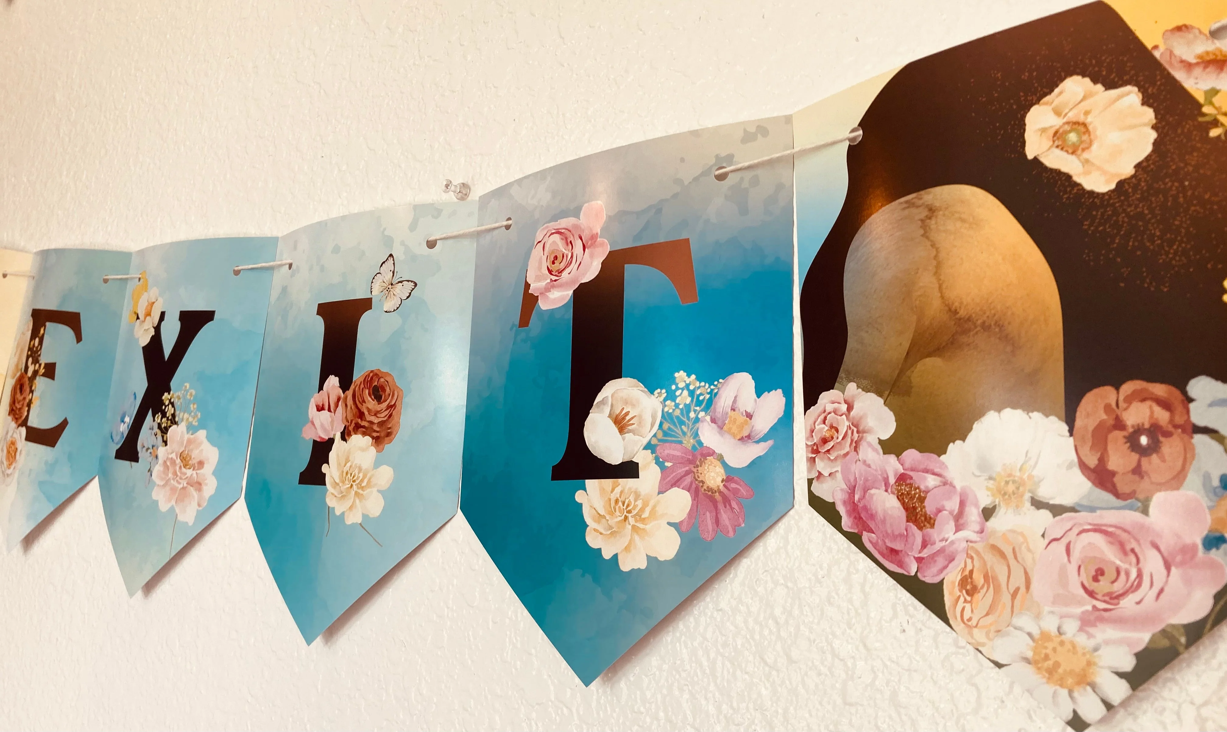 Resurrexit Easter Pennant Banner -- in Latin - Image 3