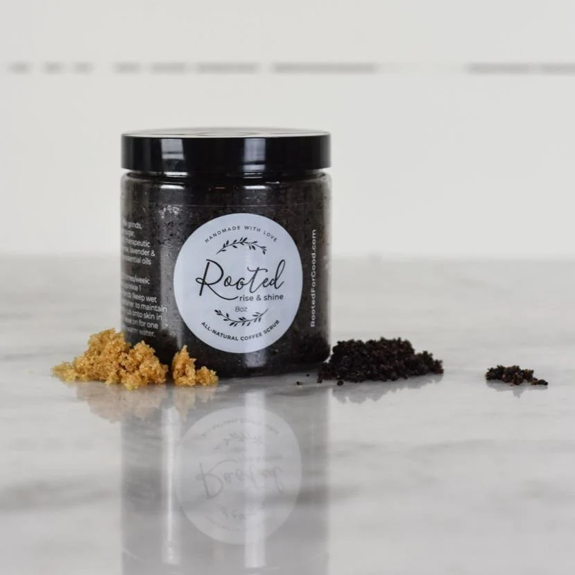 Rise & Shine Face and Lip Coffee Scrub - Image 4