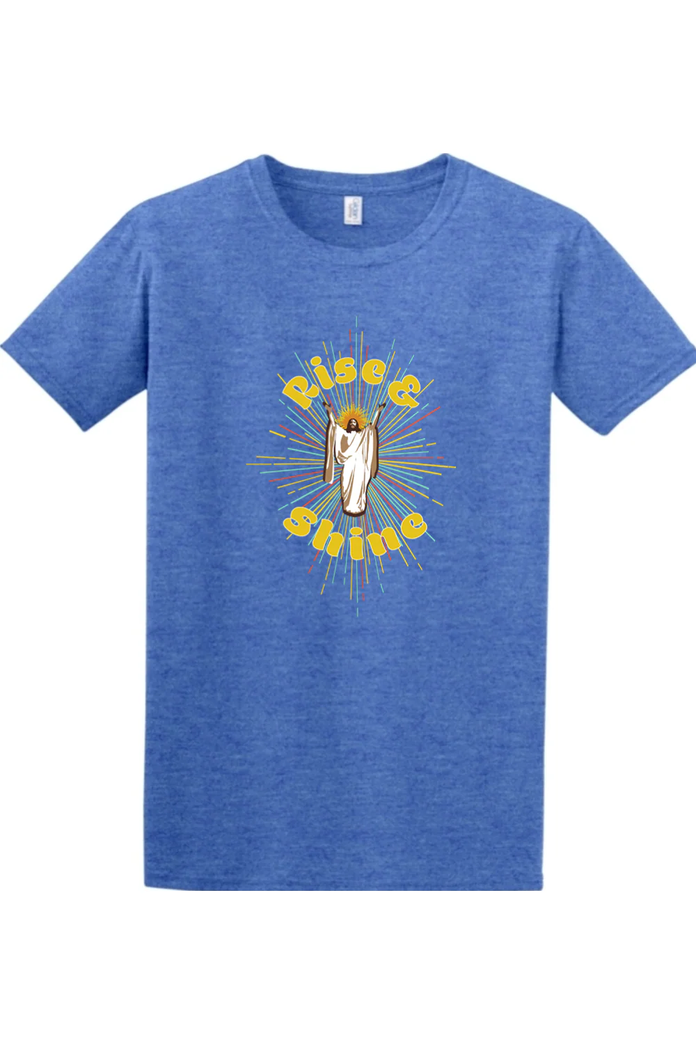 Rise & Shine - Resurrection Jesus Adult T-Shirt - Image 4