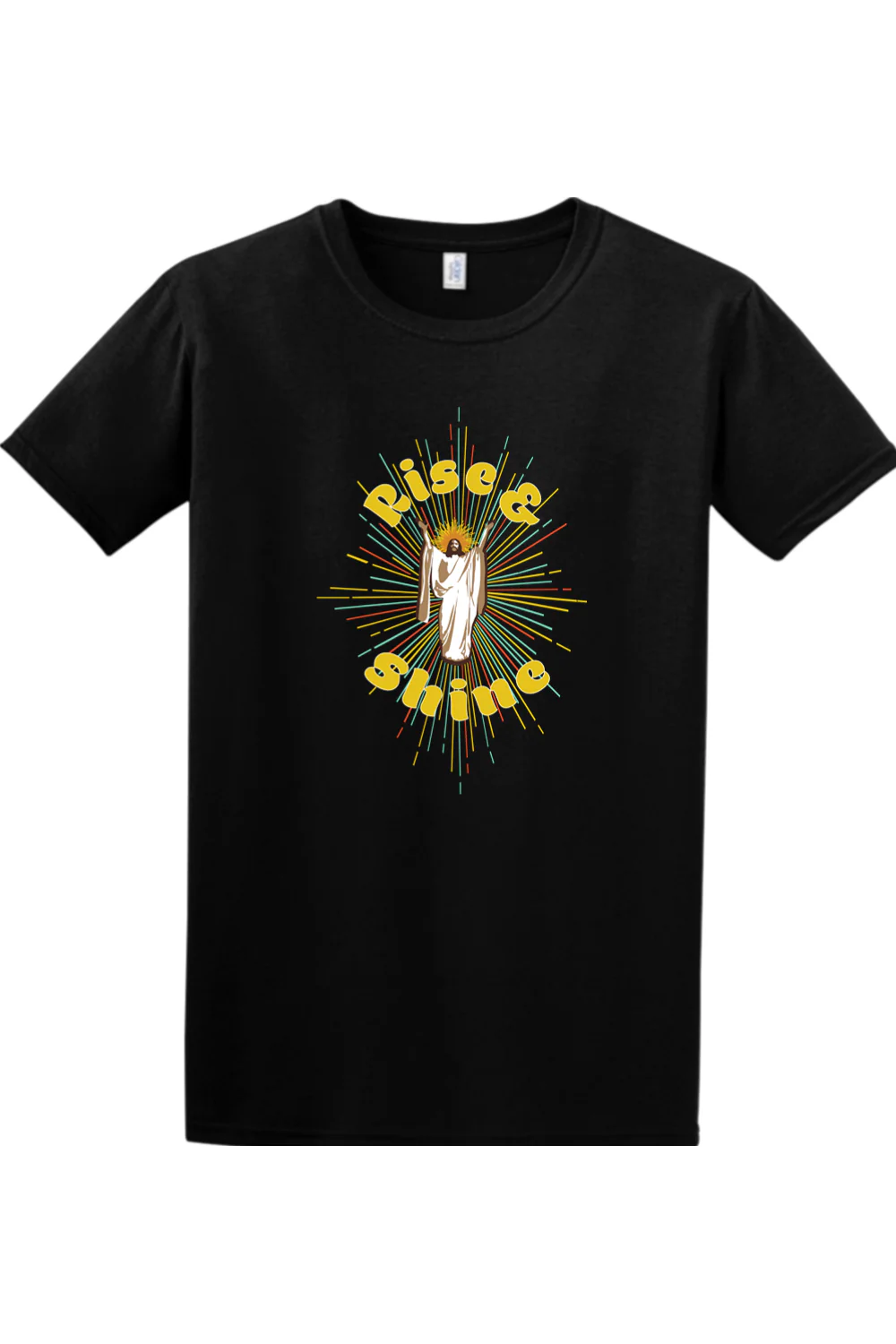 Rise & Shine - Resurrection Jesus Adult T-Shirt - Image 8