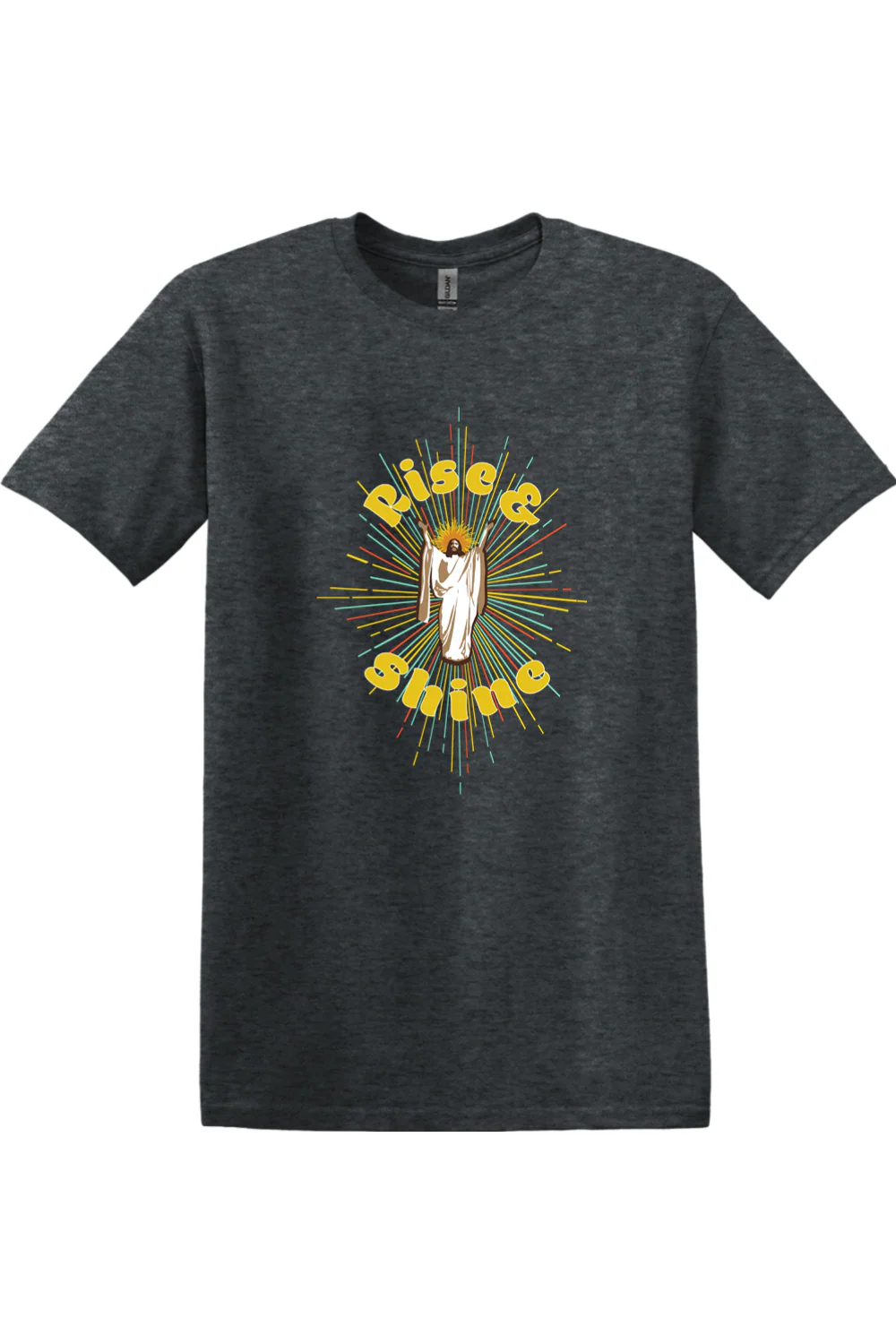 Rise & Shine - Resurrection Jesus Adult T-Shirt - Image 9