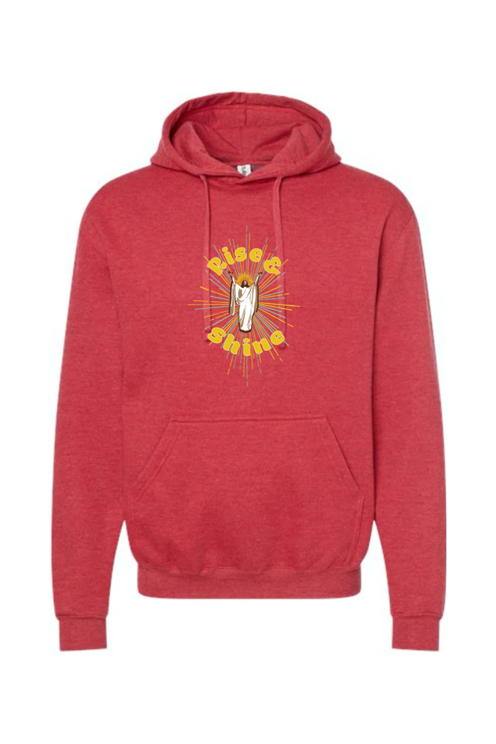 Rise & Shine-Resurrection Jesus - Hoodie Sweatshirt - Image 8
