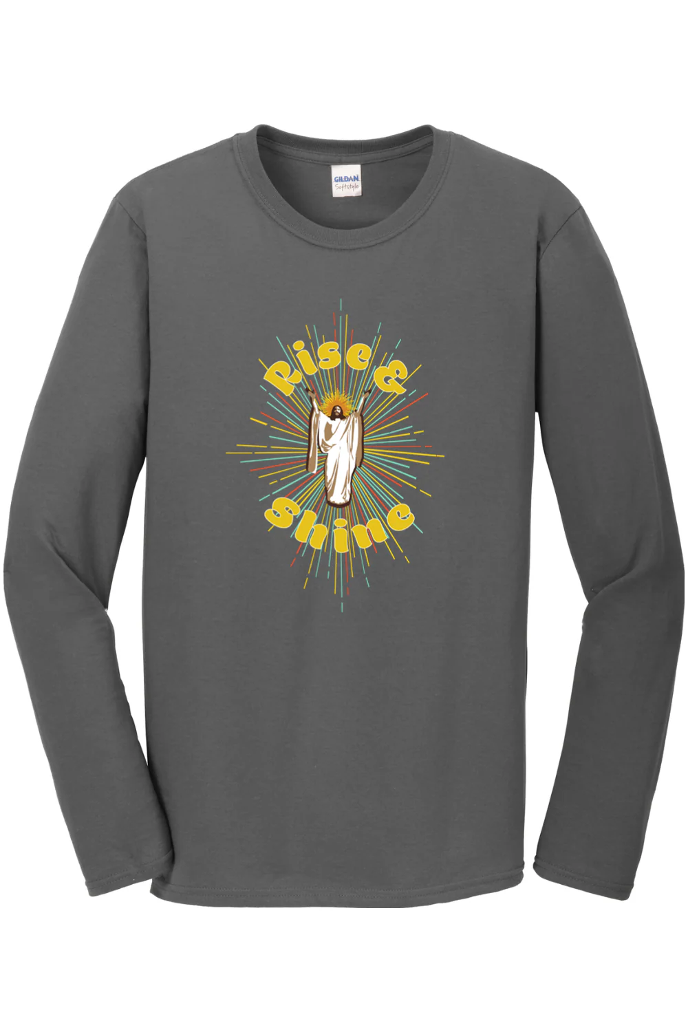 Rise & Shine! - Resurrection Jesus Long Sleeve - Image 4