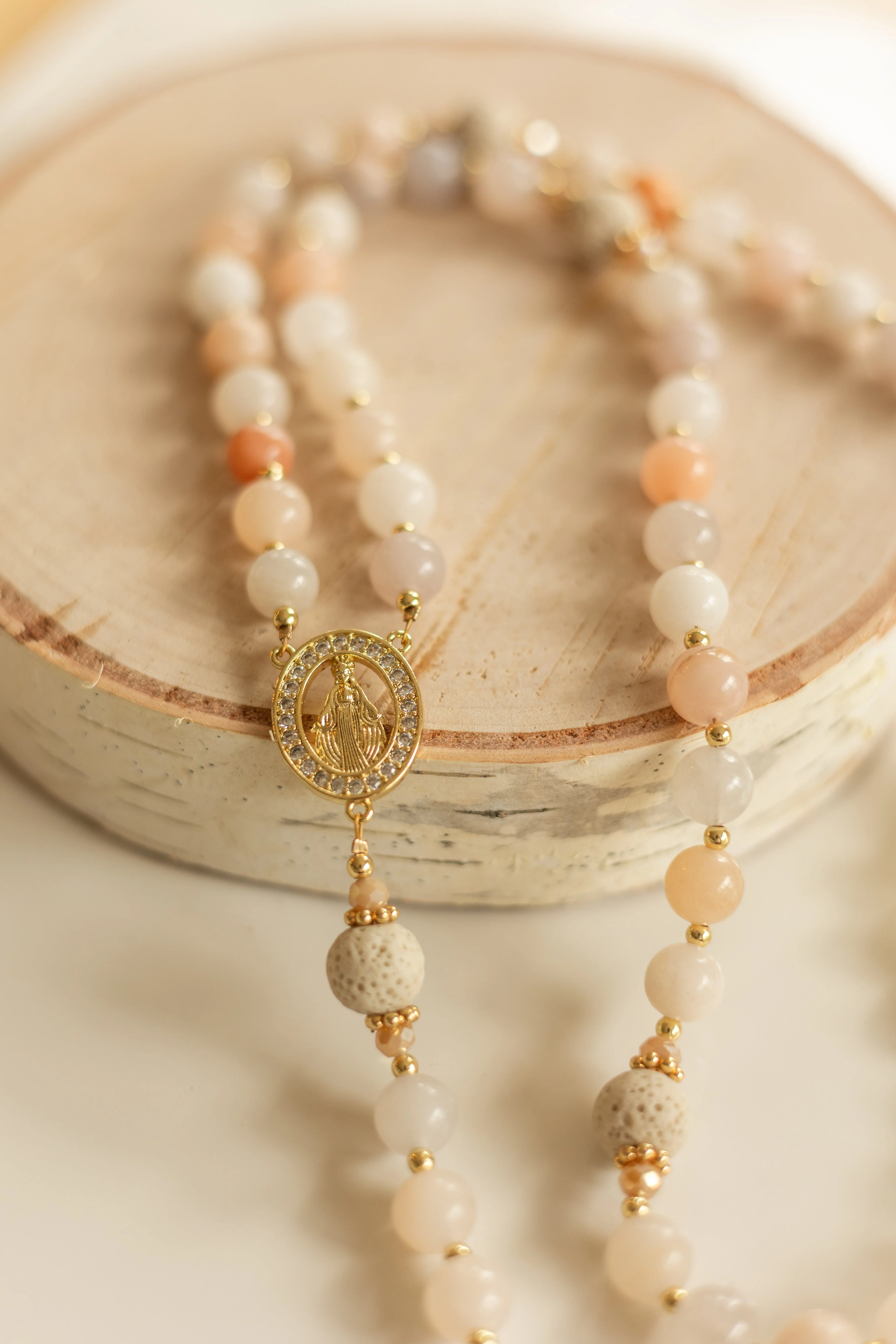 Rosary - Virgin Mary Mystical Rose - Image 2
