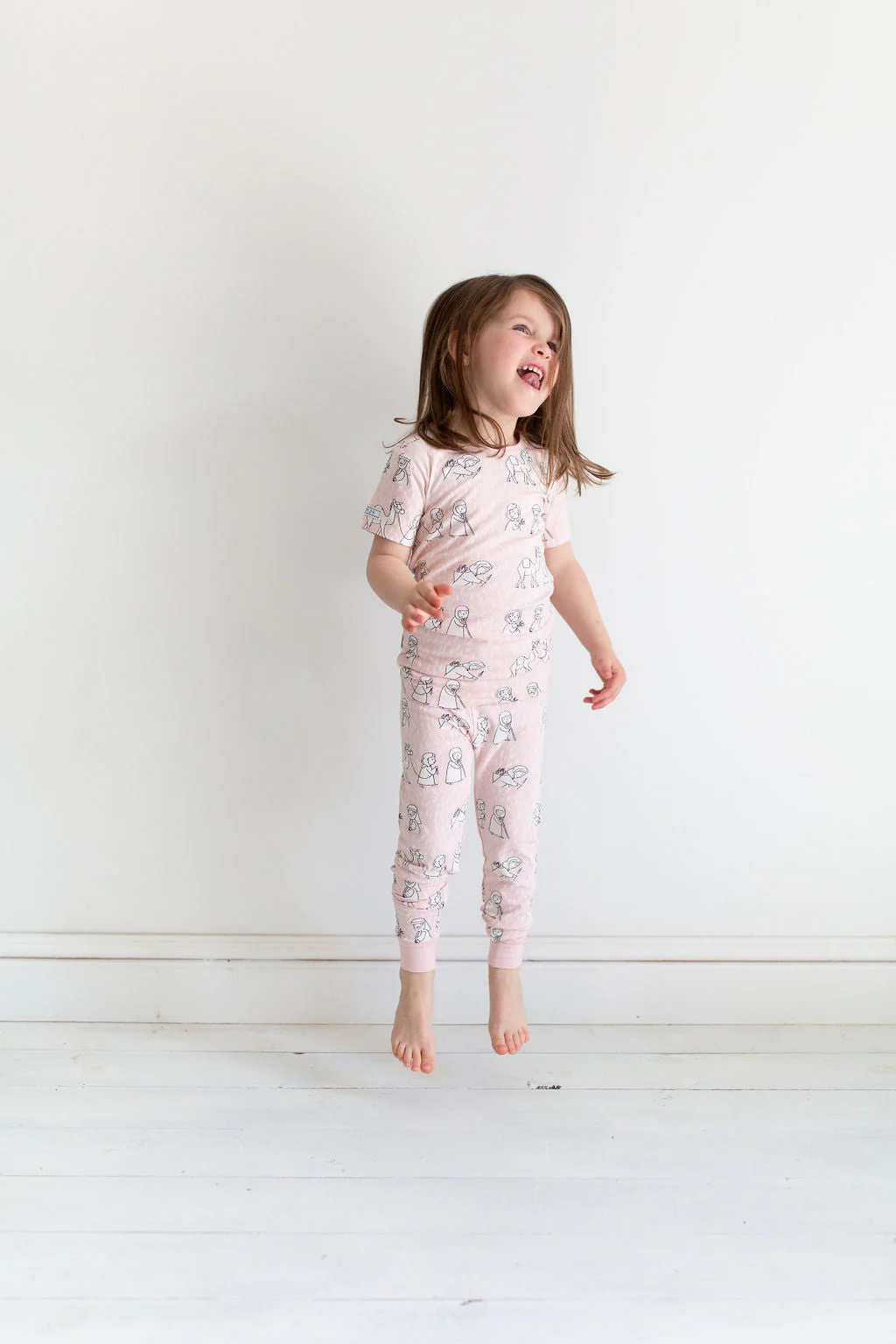 Ruth & Naomi PJ Short Sleeve & Pants Set Bamboo - Image 4