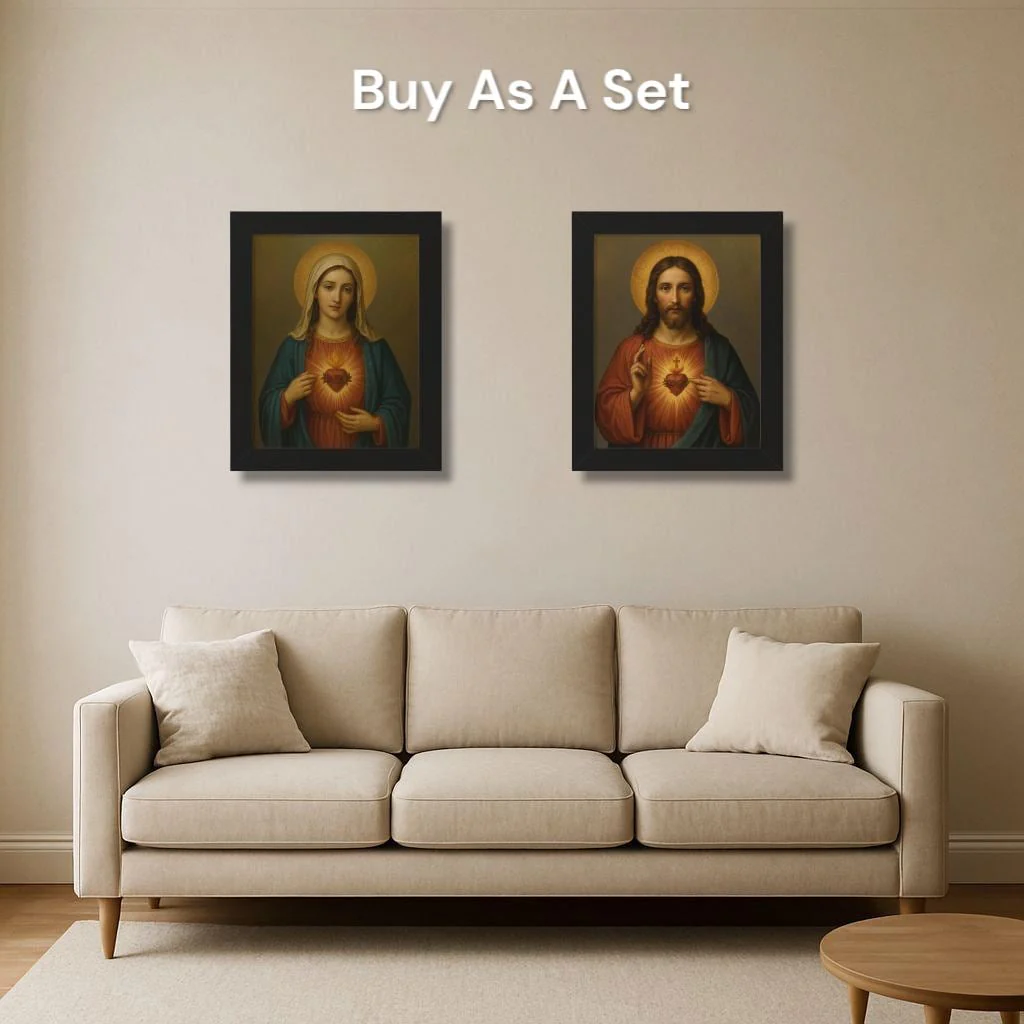 Sacred Heart Framed Wall Decor - Image 9