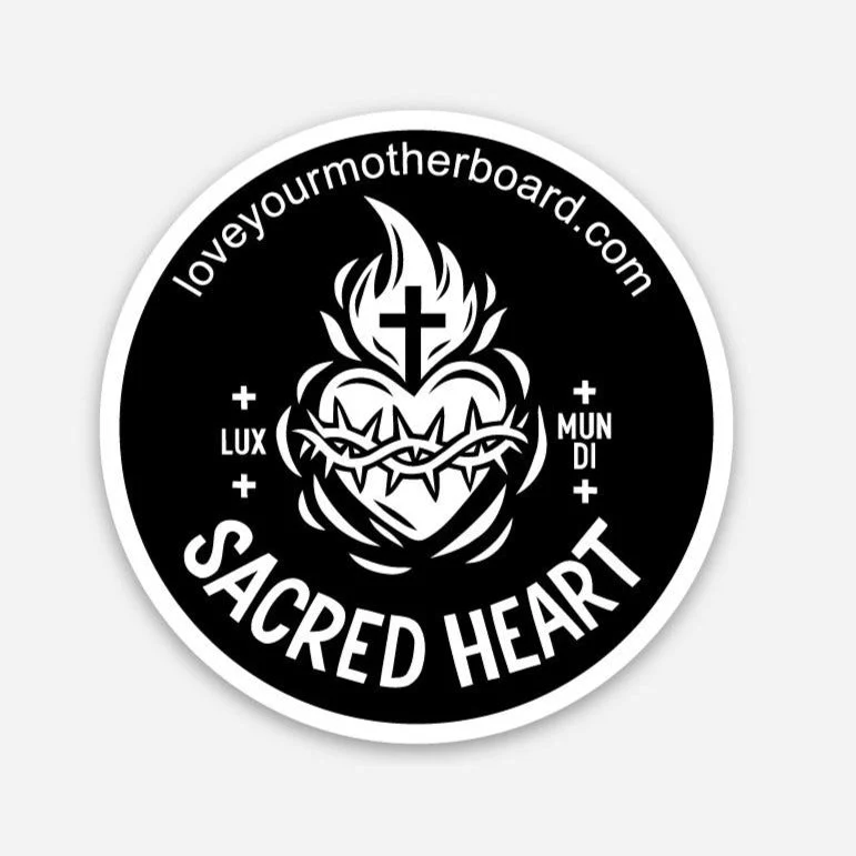 Sacred Heart by Lux Mundi Sticker Decal - Image 2