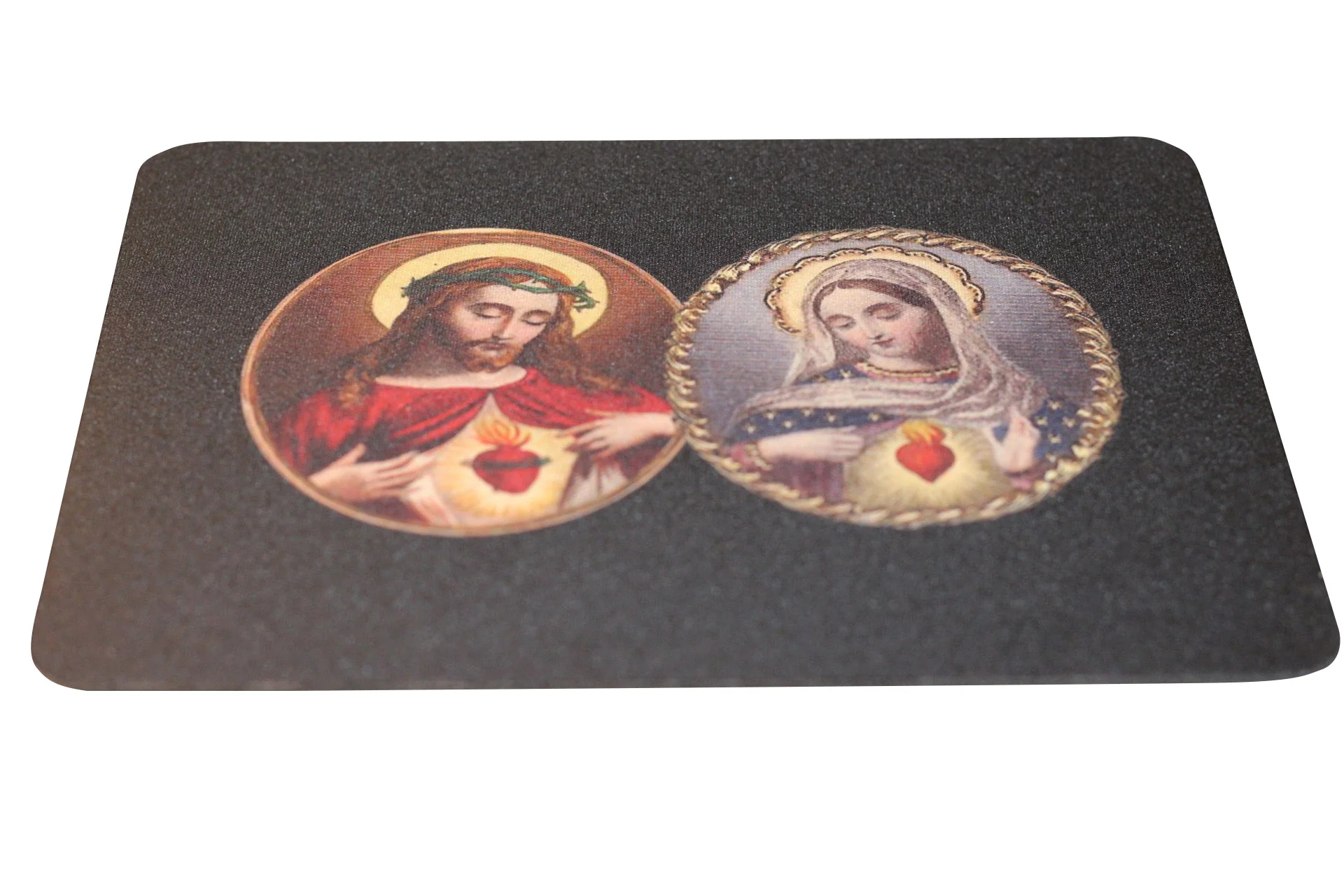 Sacred Heart & Immaculate Heart Mouse Pad - Image 4