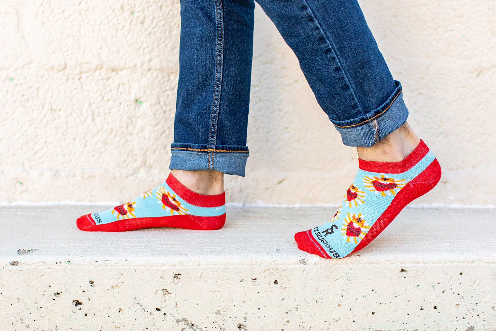 Sacred Heart No Show Socks - Image 4