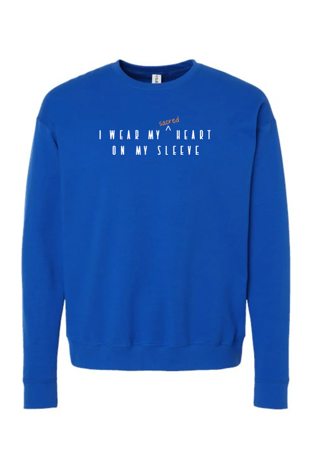 Sacred Heart On My Sleeve - Crewneck Sweatshirt - Image 13