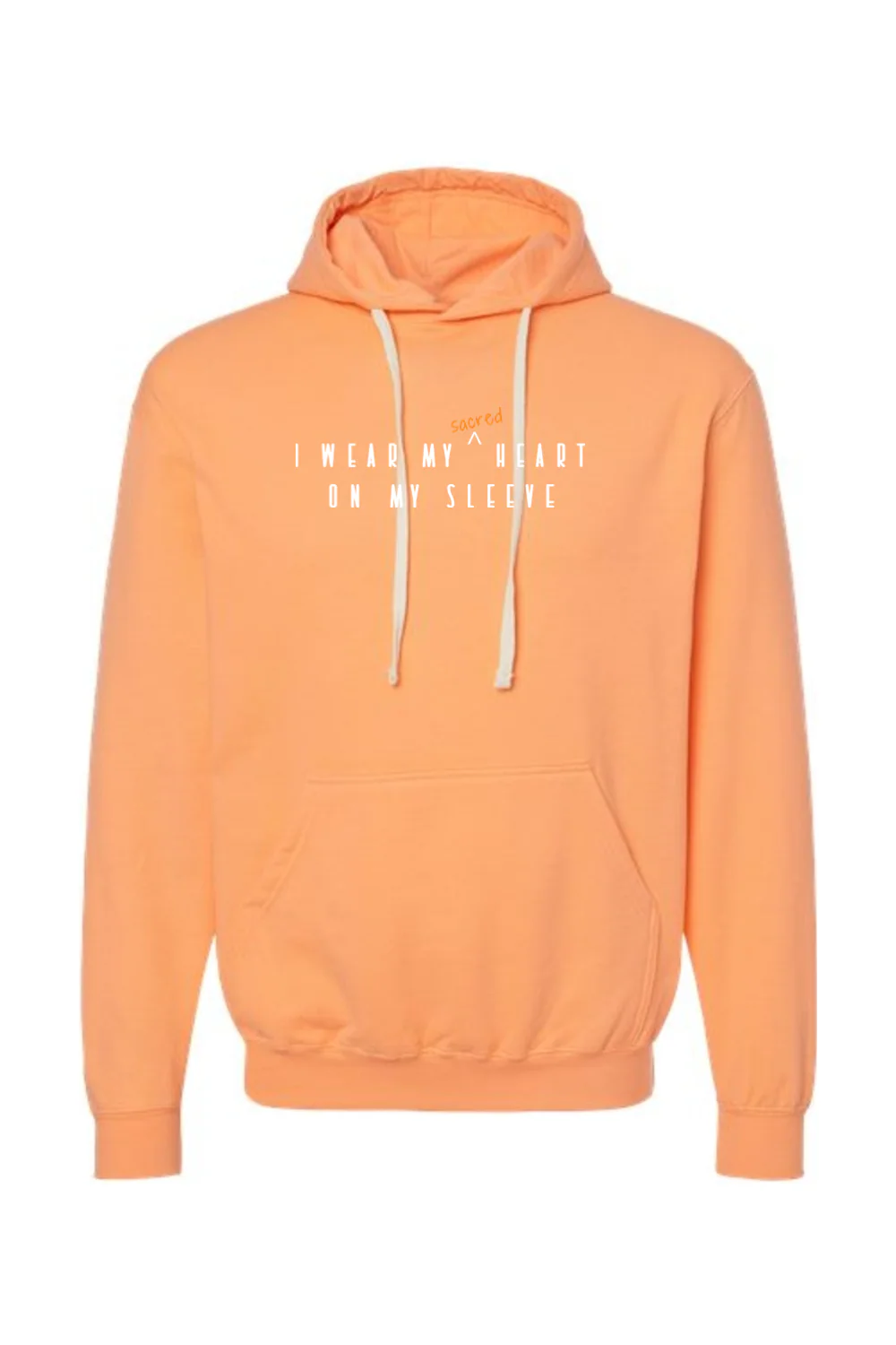 Sacred Heart On My Sleeve - Hoodie Sweatshirt - Image 3