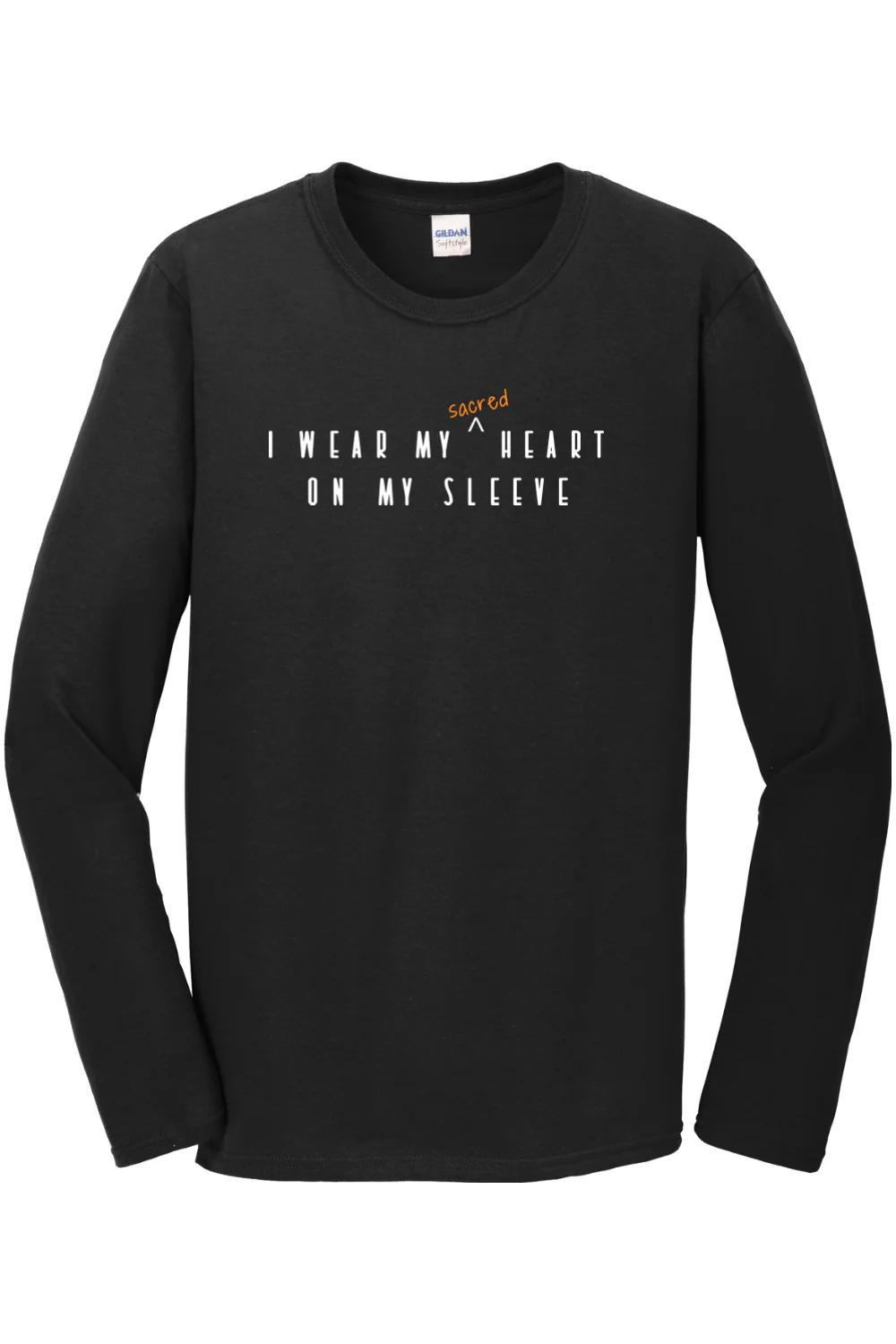 Sacred Heart on your sleeve - Sacred Heart of Jesus Long Sleeve - Image 9