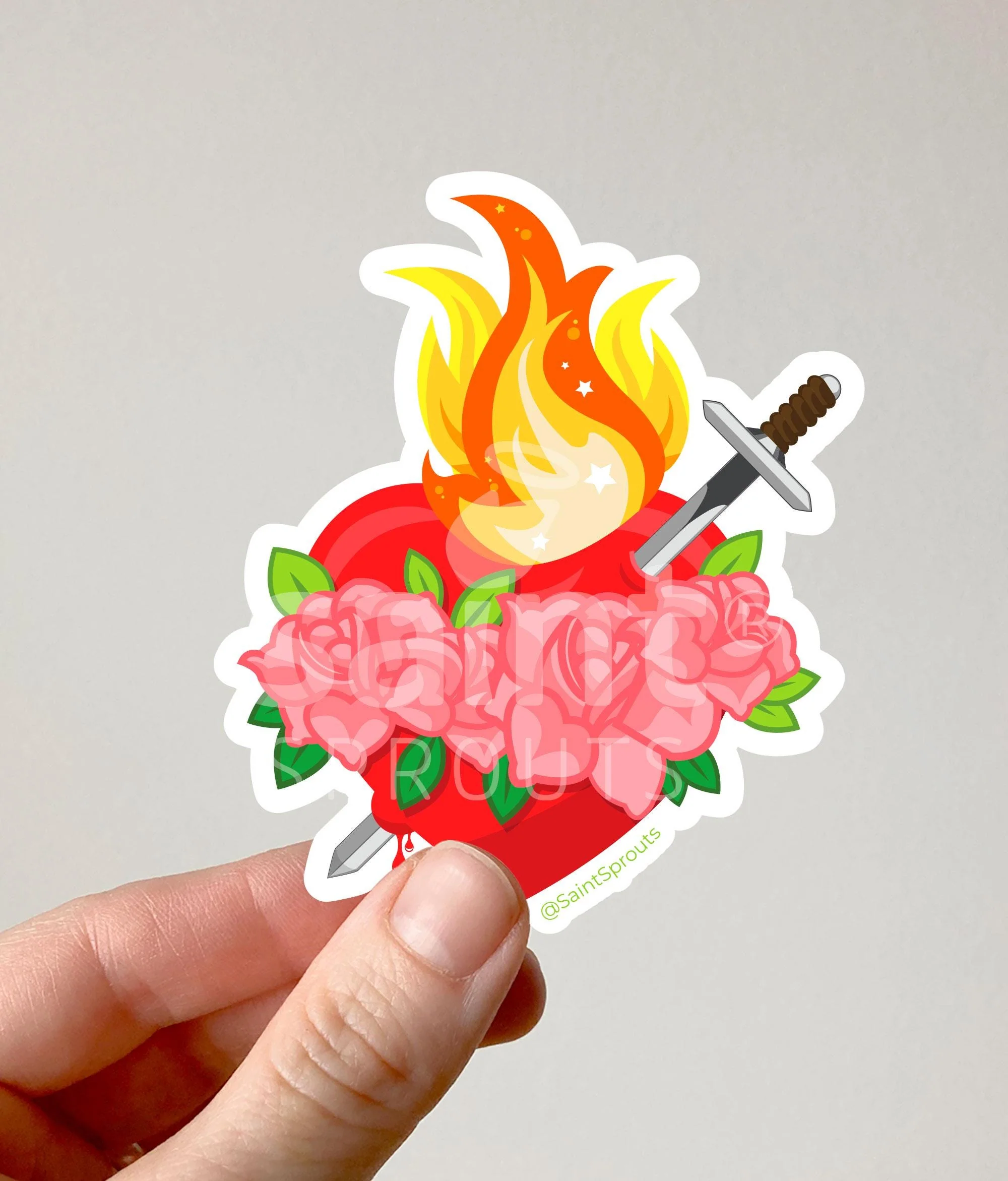 Sacred Heart Stickers / JMJ Sacred Hearts Stickers - Image 3