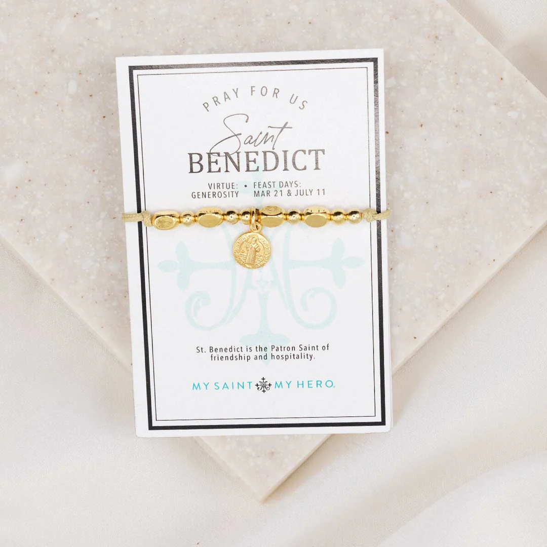 Saint Benedict Little Saints Bracelet
