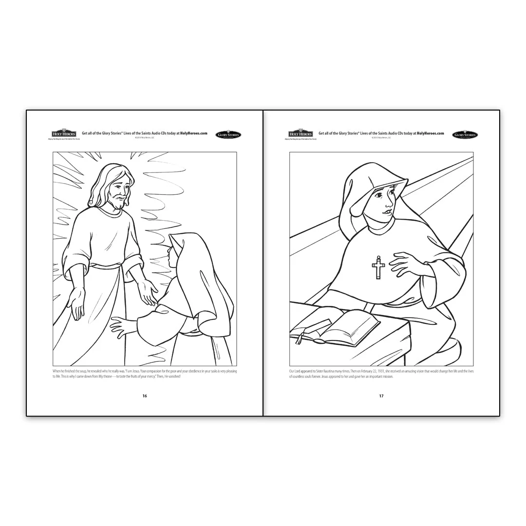 Saint Faustina and Divine Mercy Coloring Book - Image 4