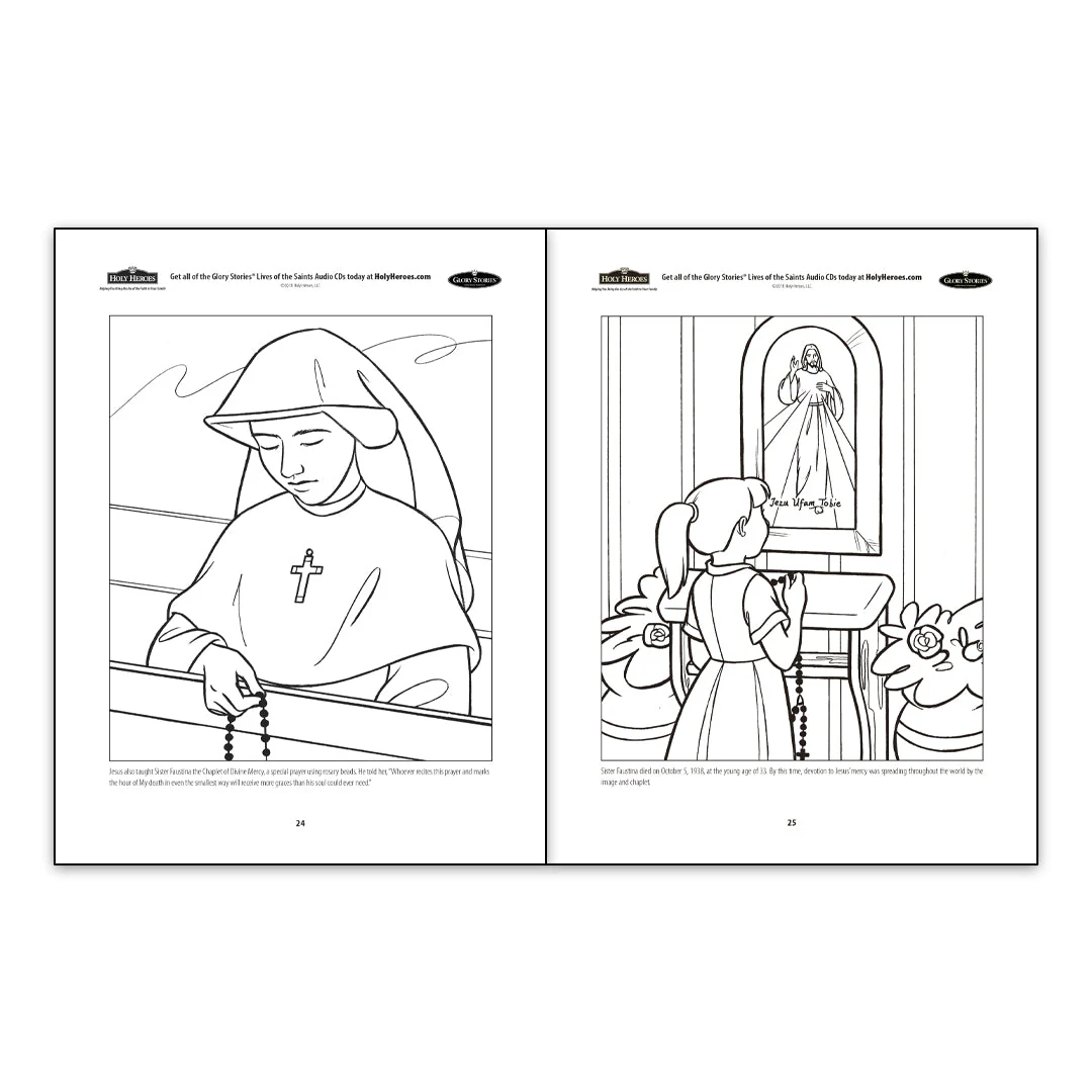 Saint Faustina and Divine Mercy Coloring Book - Image 5