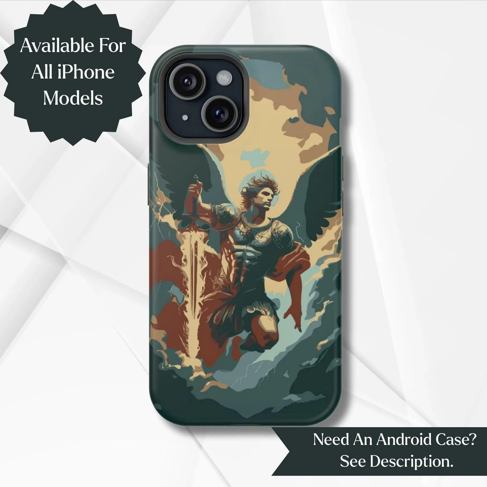 Saint Michael iPhone Case - Image 3