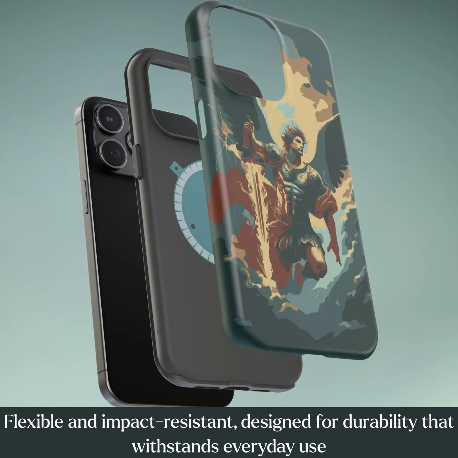 Saint Michael Phone Case - Image 8