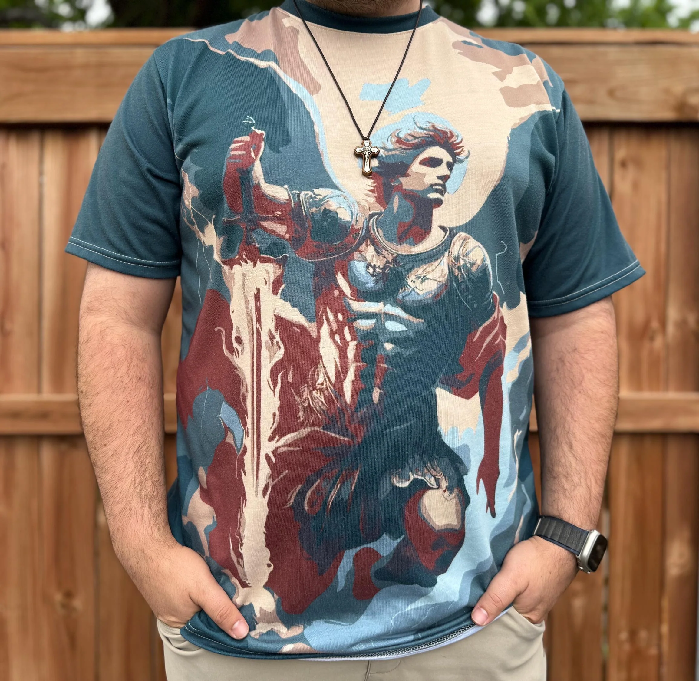 Saint Michael Tshirt - Image 3