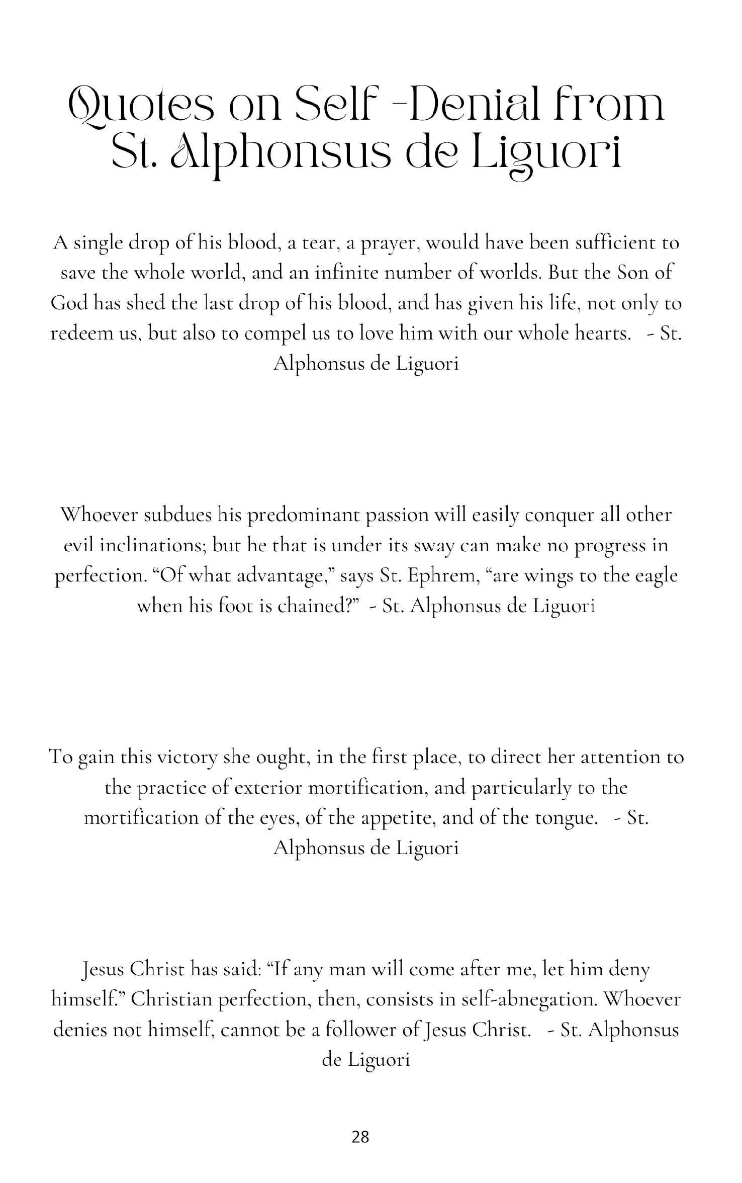 Saint Quotes on Self-Denial Volume 1 (C) - Image 5