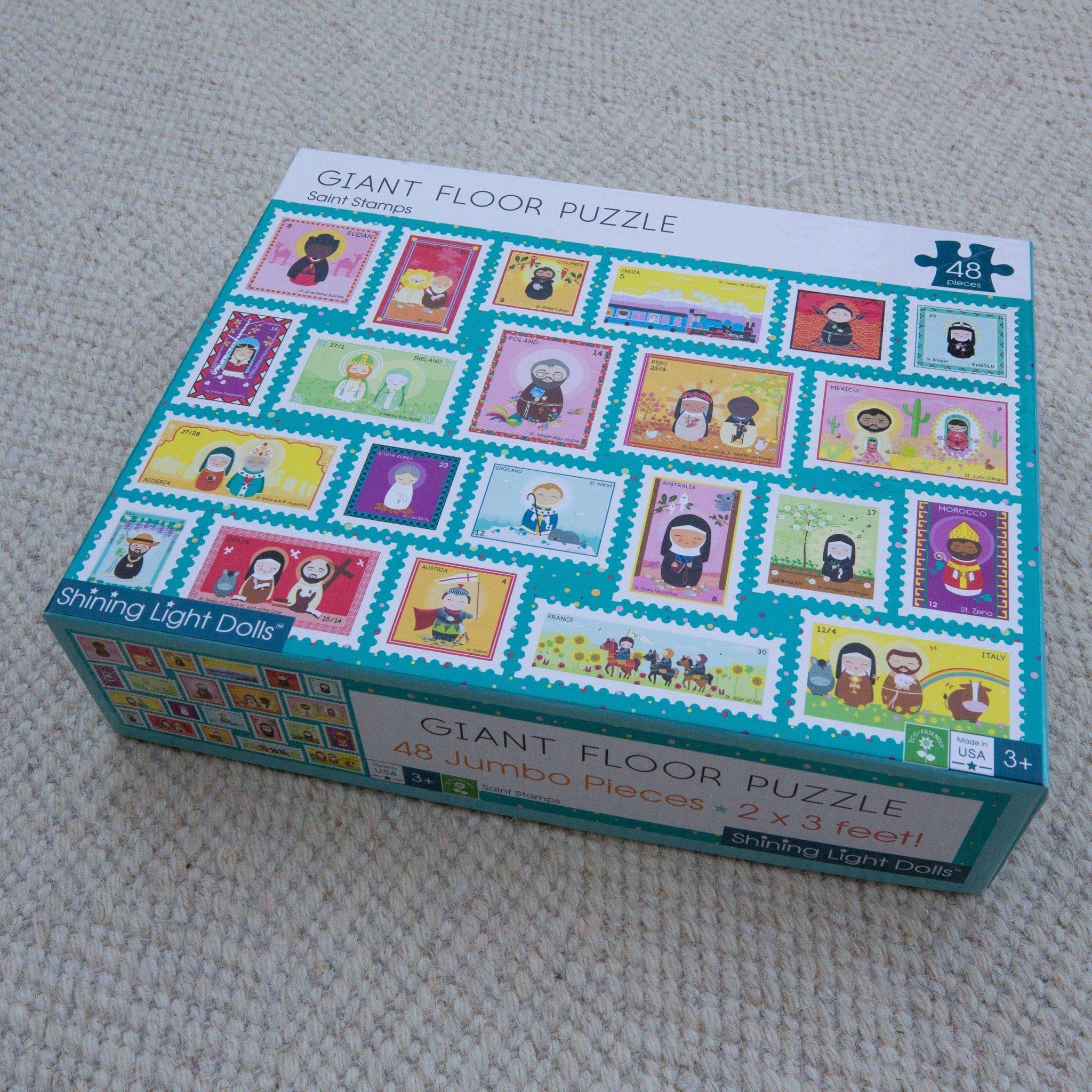 Saint Stamps Giant Floor Puzzle 24" x 36" - Image 5