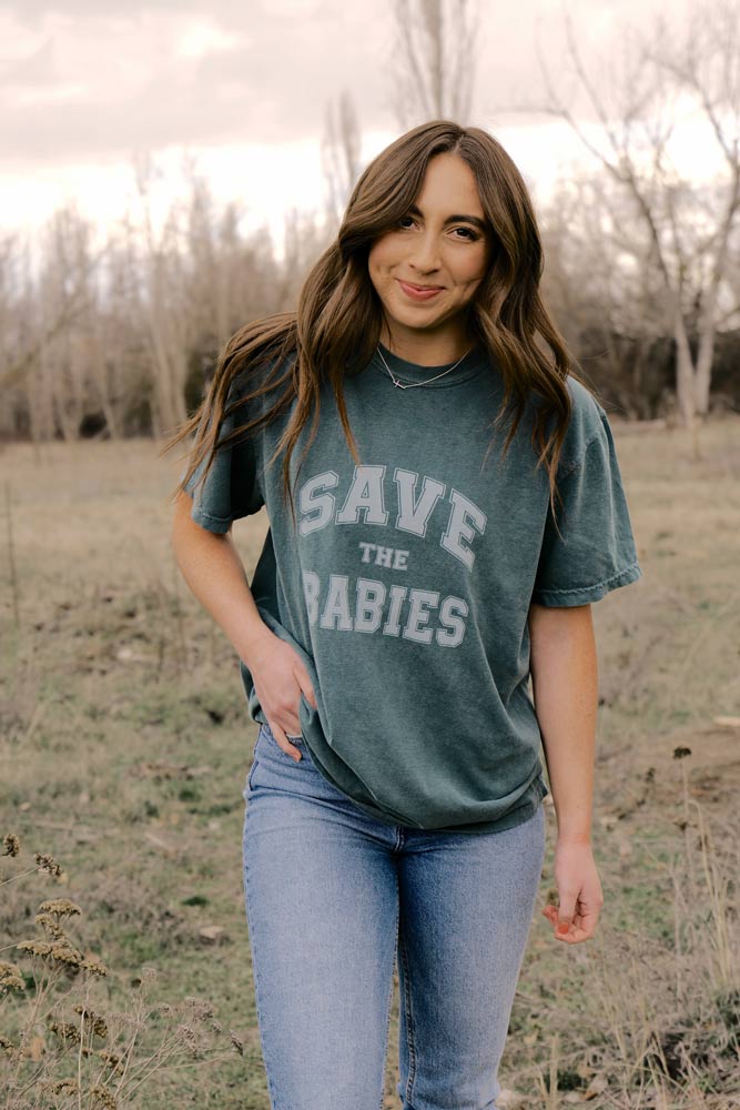 Save The Babies Collegiate Tee - Image 2