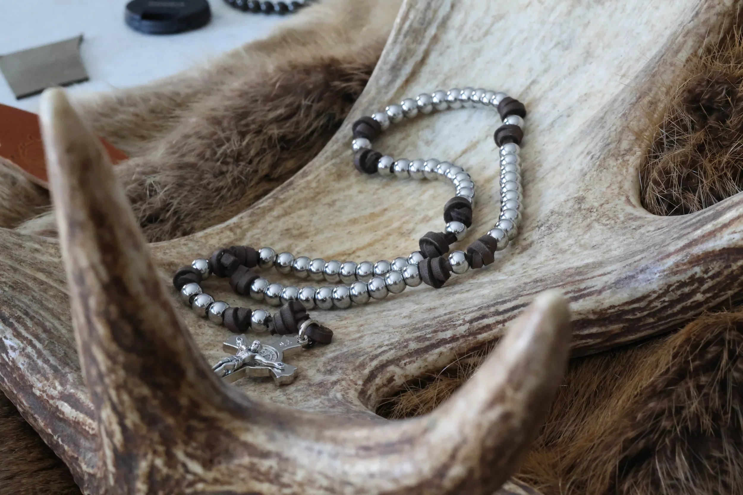 Silver Fox Rosary - Image 2