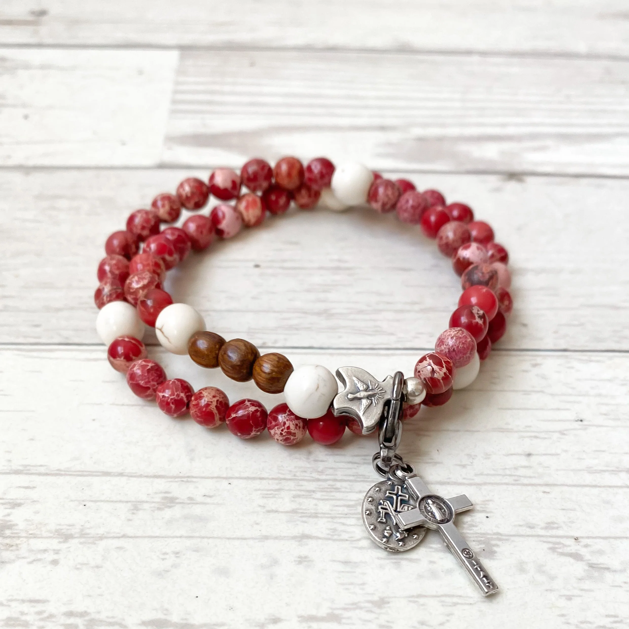 Spirit | Stretch & Wrap Rosary Bracelet | Small & Medium - Image 3