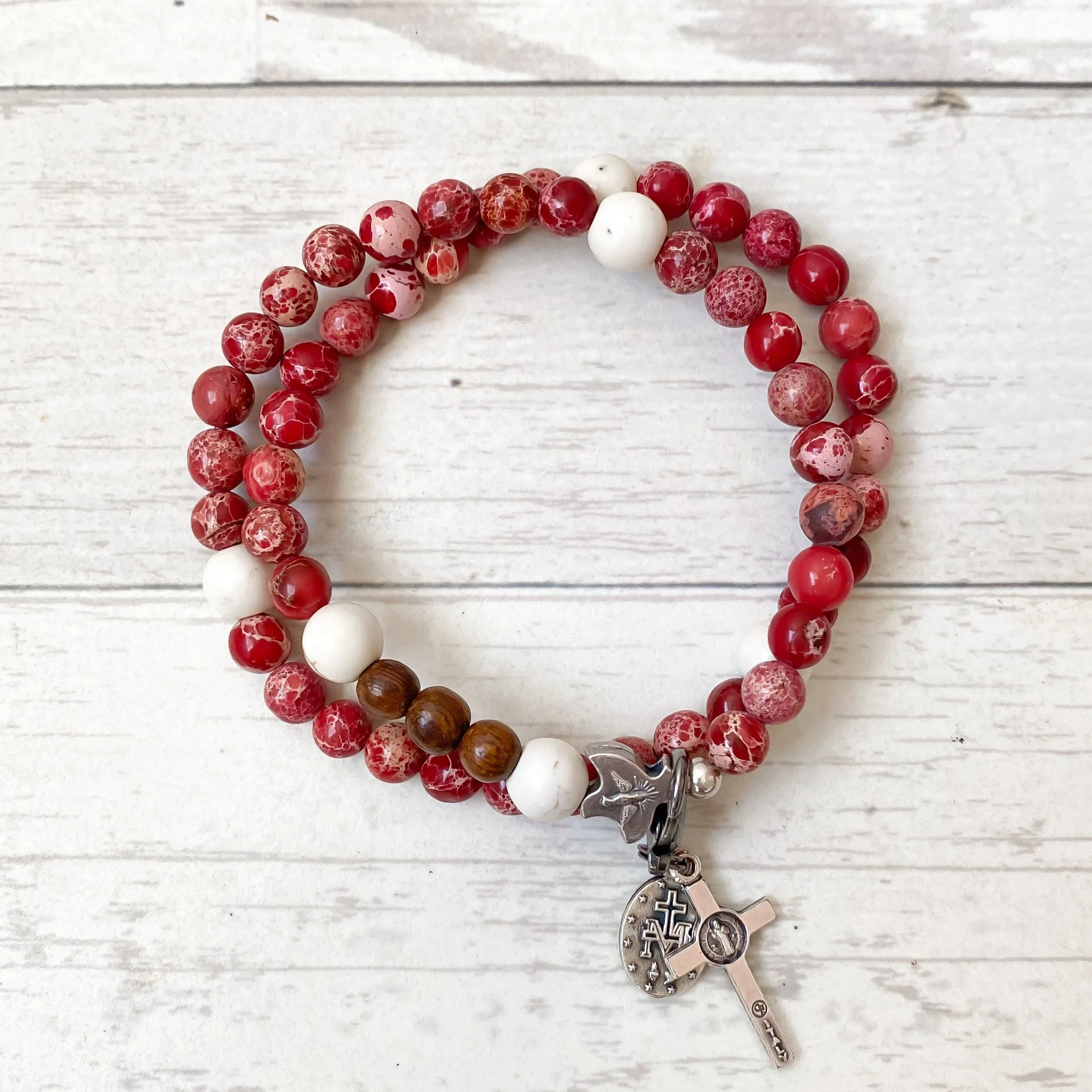 Spirit | Stretch & Wrap Rosary Bracelet | Small & Medium - Image 4