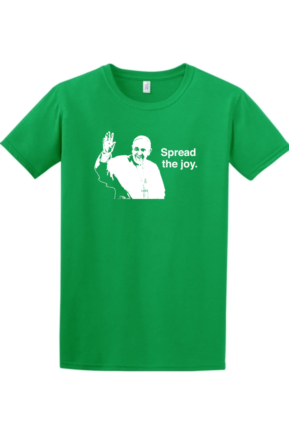 Spread the Joy - Pope Francis Adult T-Shirt - Image 5