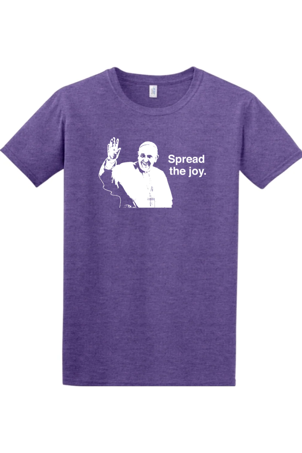 Spread the Joy - Pope Francis Adult T-Shirt - Image 7