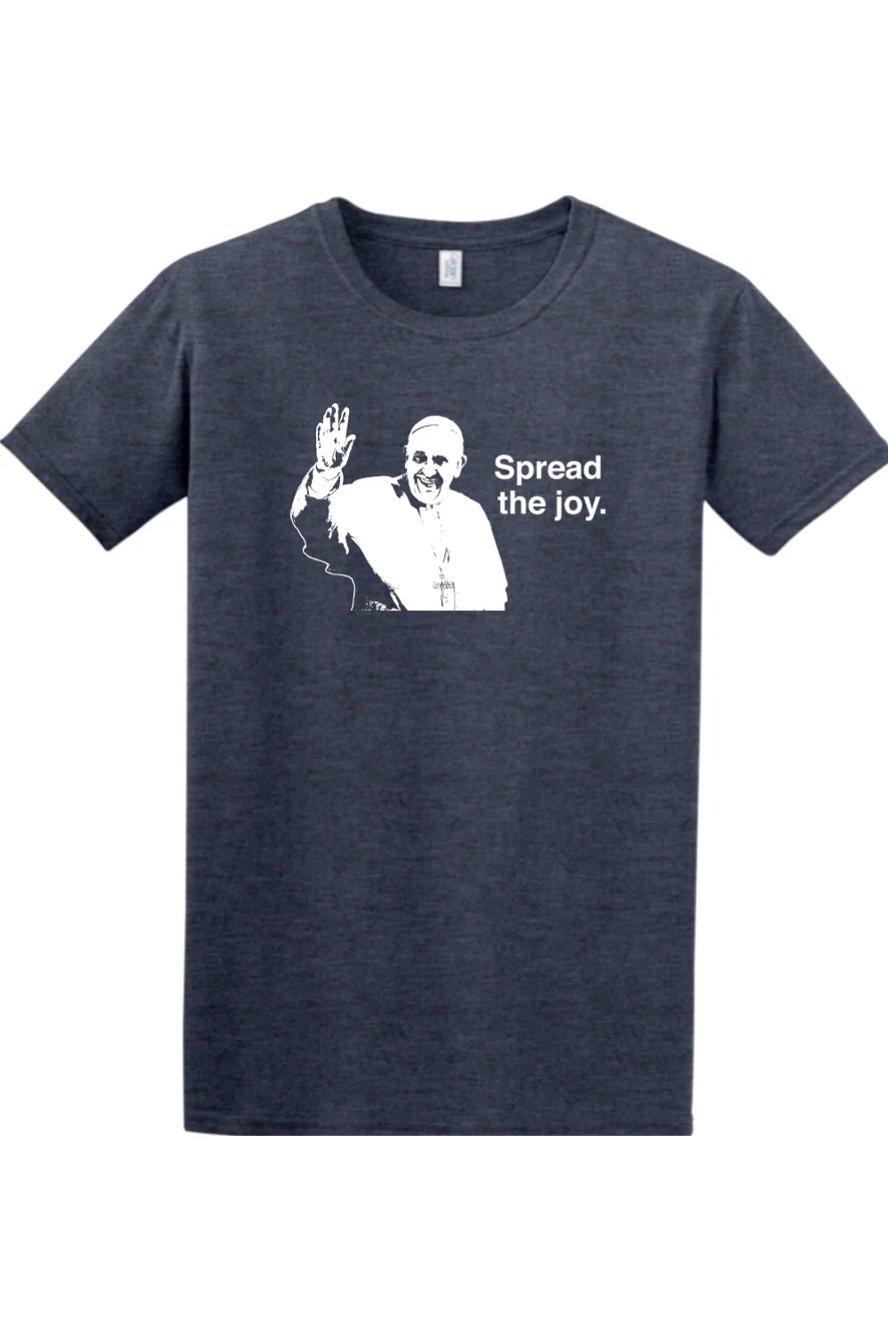 Spread the Joy - Pope Francis Adult T-Shirt - Image 8