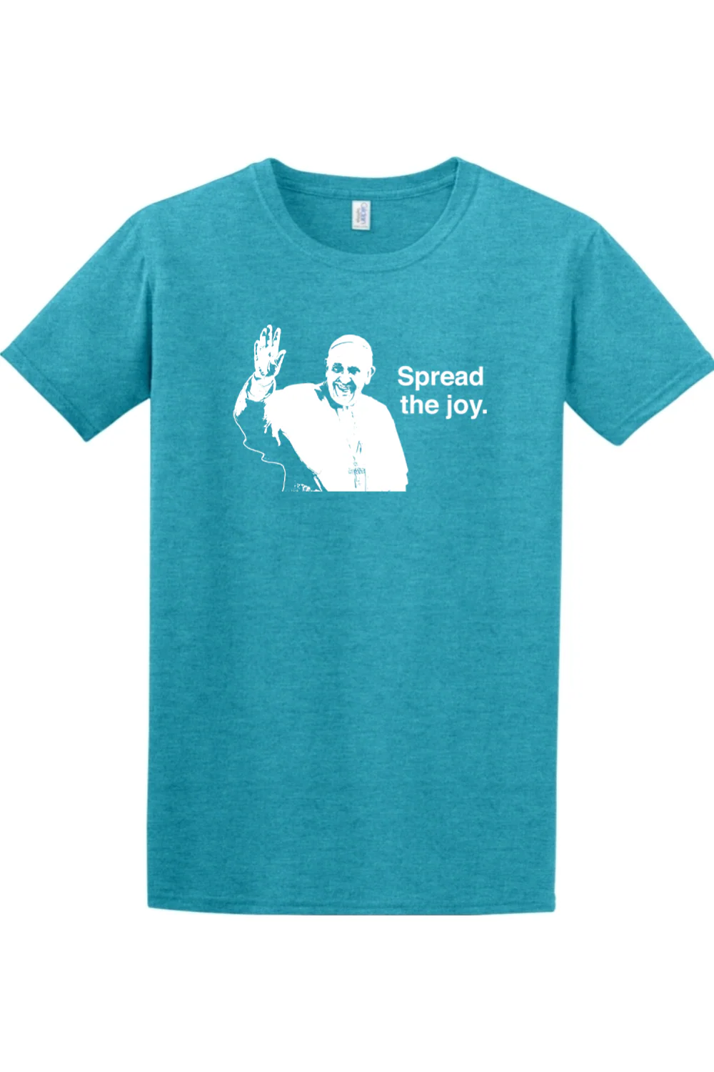 Spread the Joy - Pope Francis Adult T-Shirt - Image 9