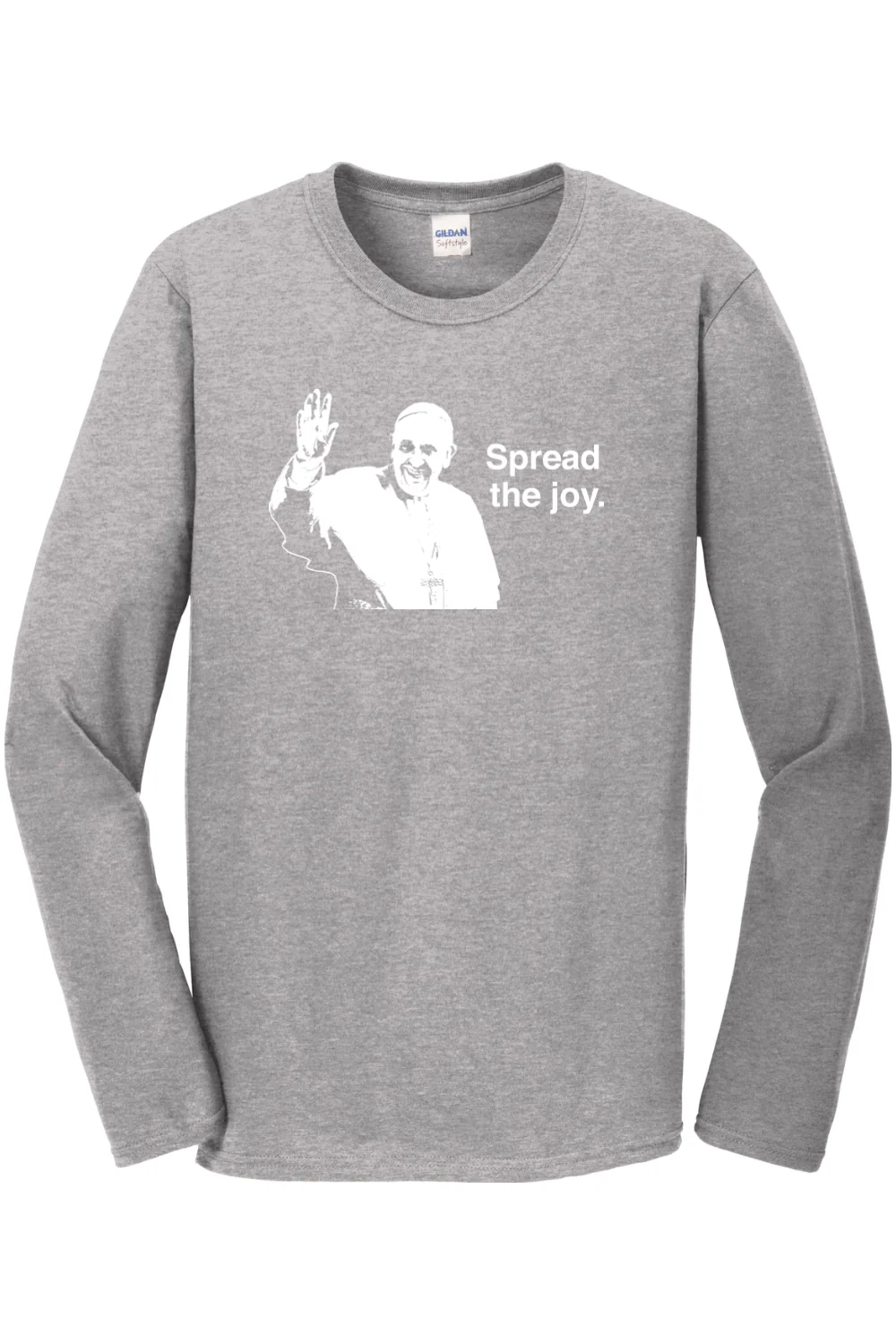 Spread the Joy - Pope Francis Long Sleeve - Image 3