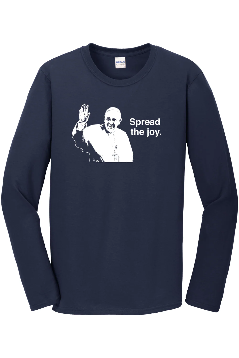 Spread the Joy - Pope Francis Long Sleeve - Image 4