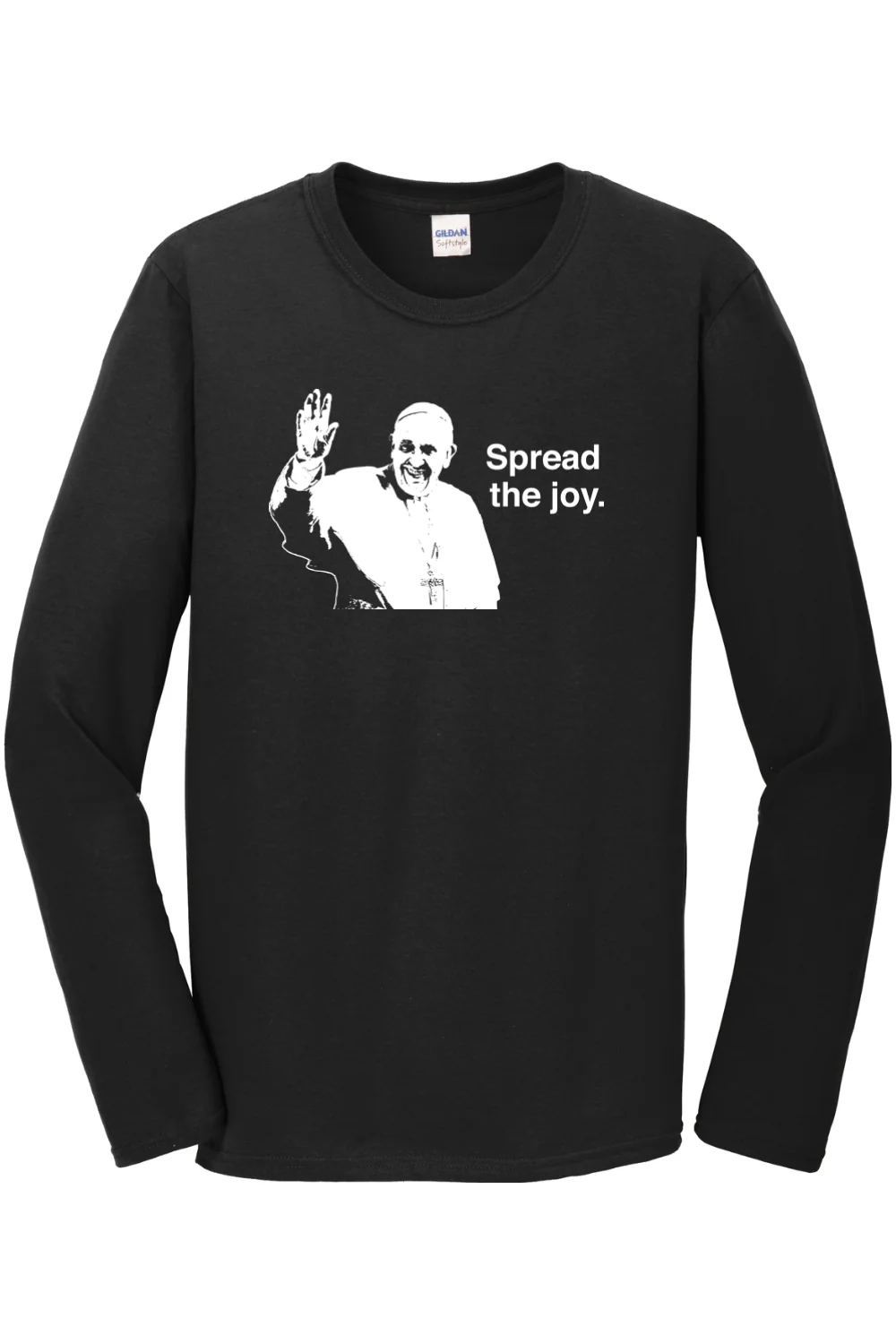 Spread the Joy - Pope Francis Long Sleeve - Image 5