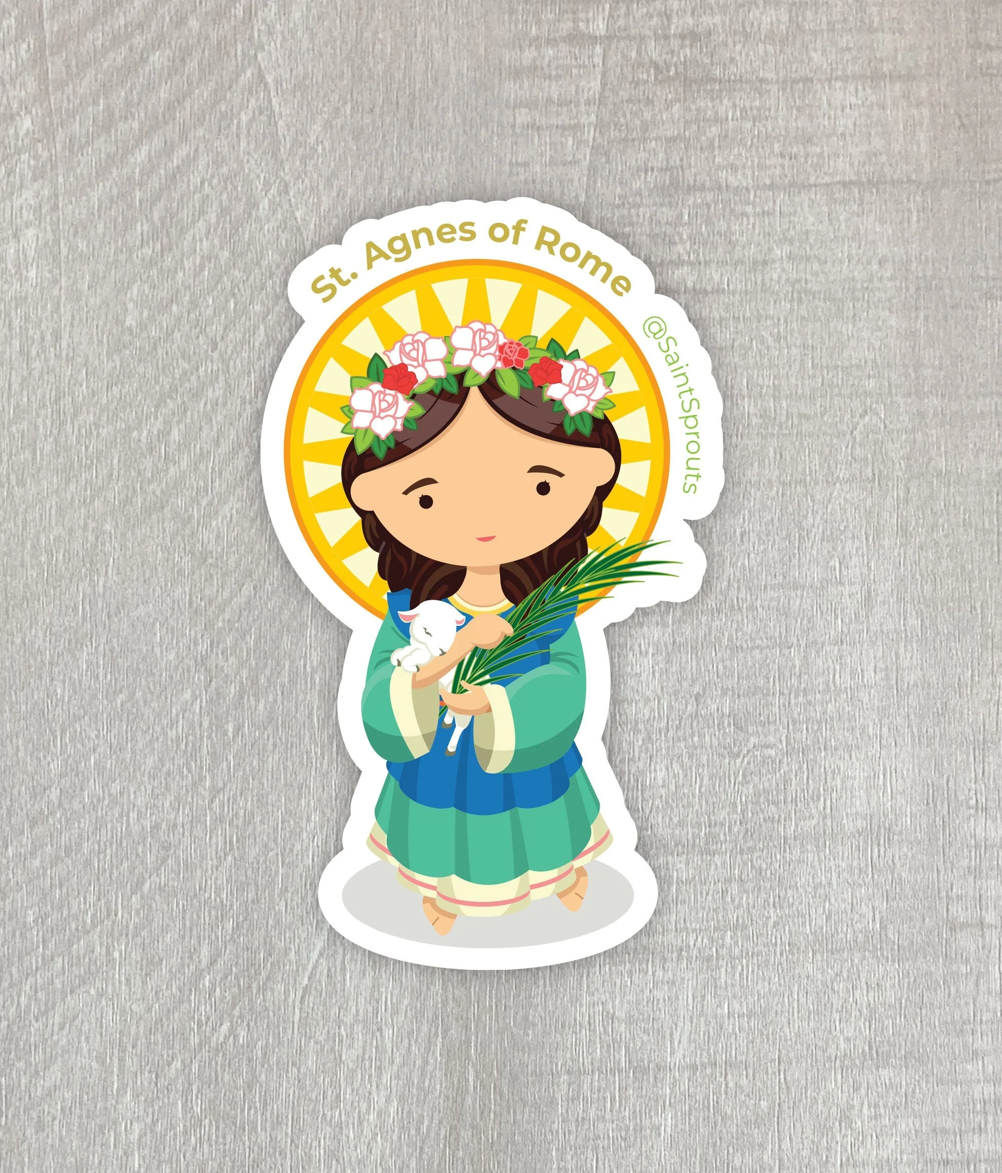 St. Agnes Sticker - Image 4