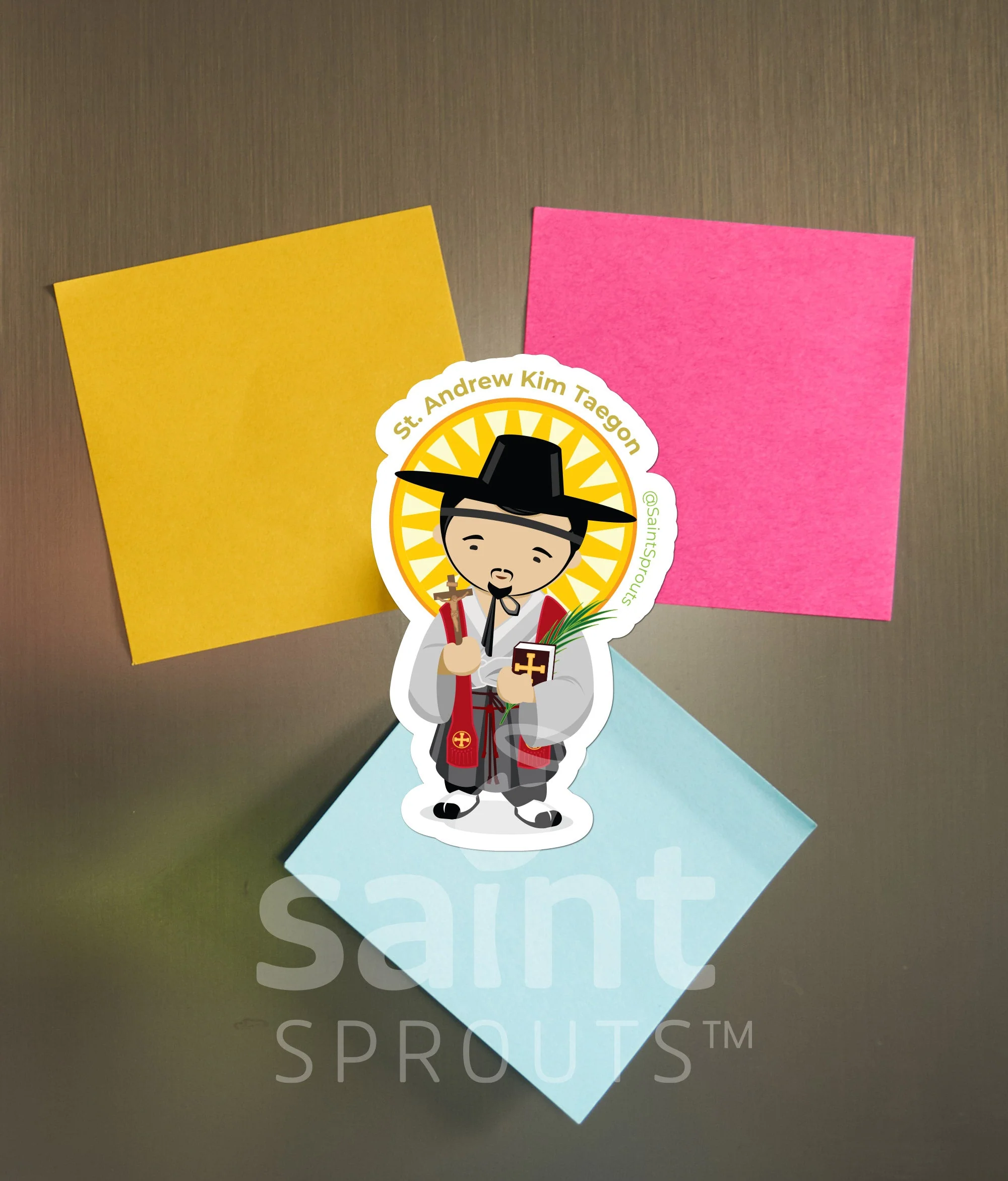 St. Andrew Kim Taegon Magnet - Image 2