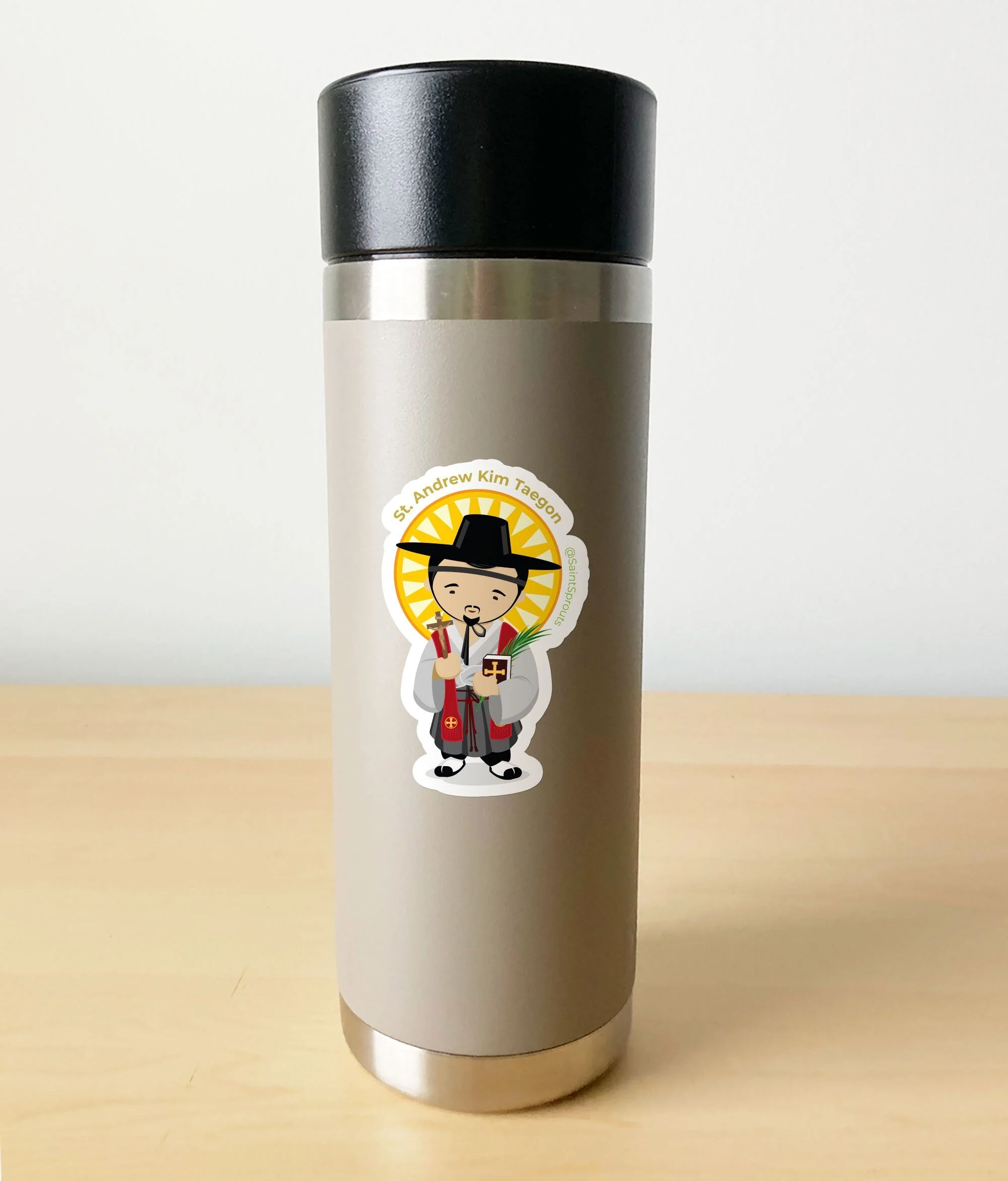 St. Andrew Kim Taegon Sticker - Image 3
