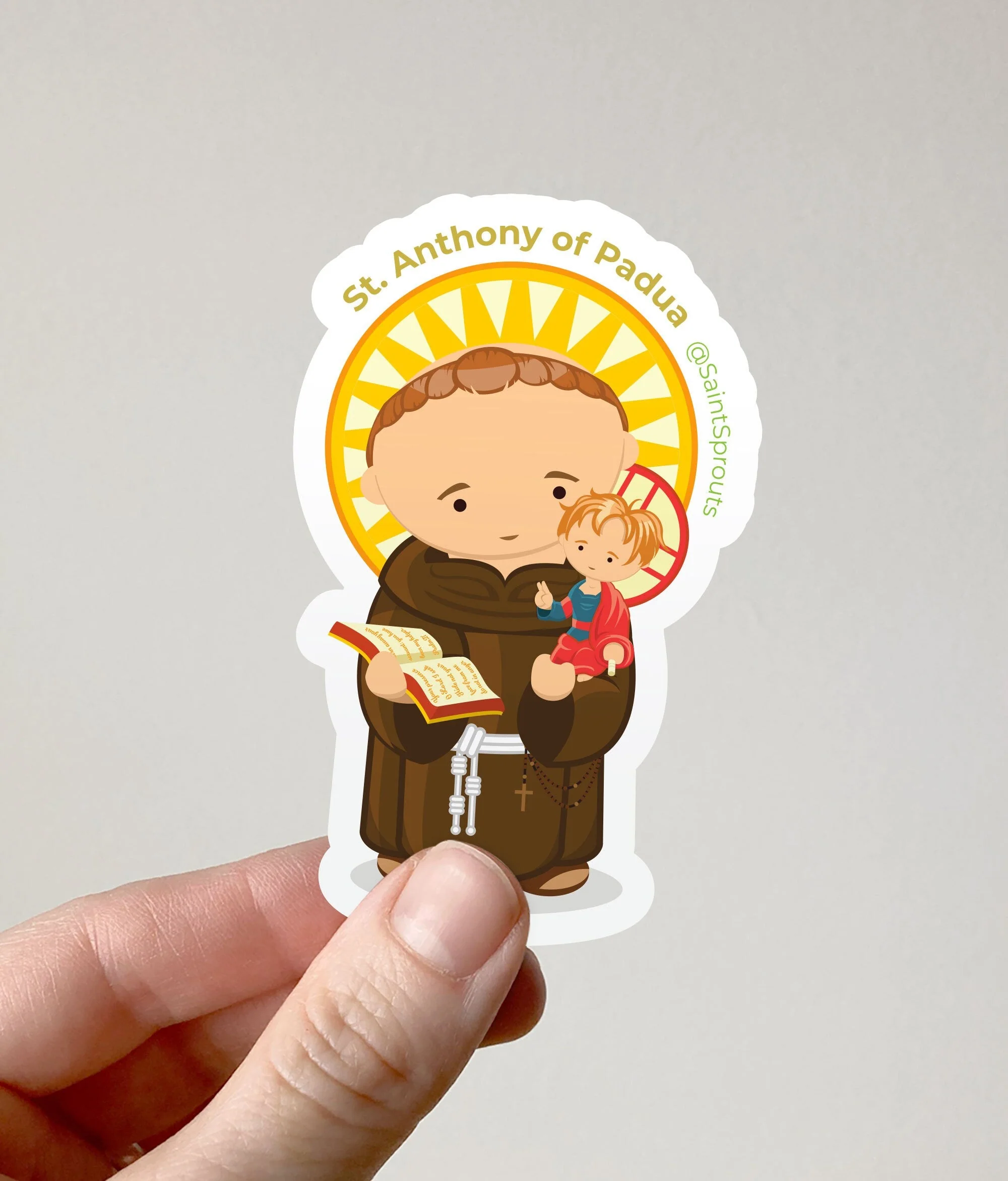 St. Anthony of Padua Magnet / Saint Anthony Magnet - Image 2