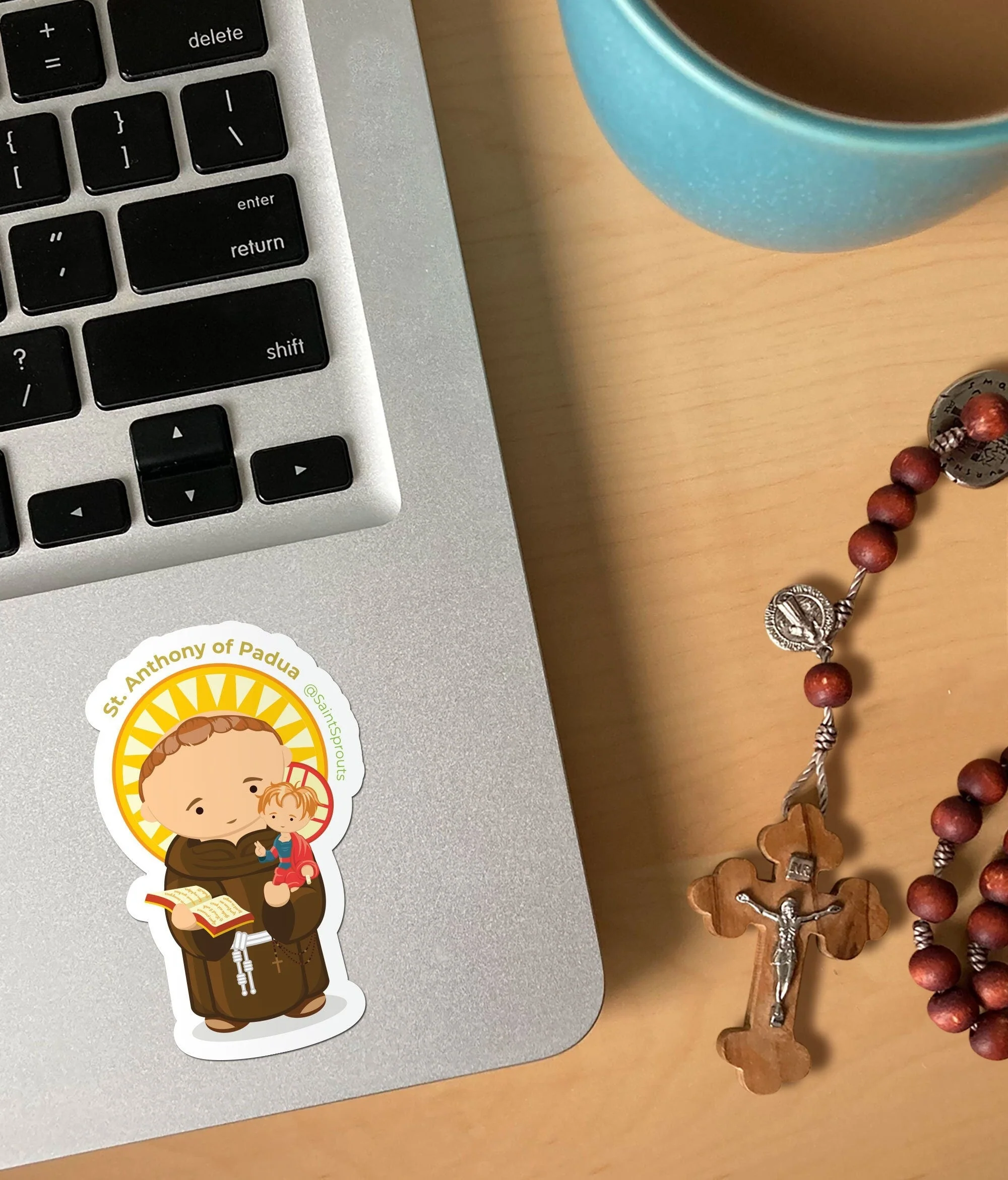 St. Anthony of Padua Sticker - Image 2