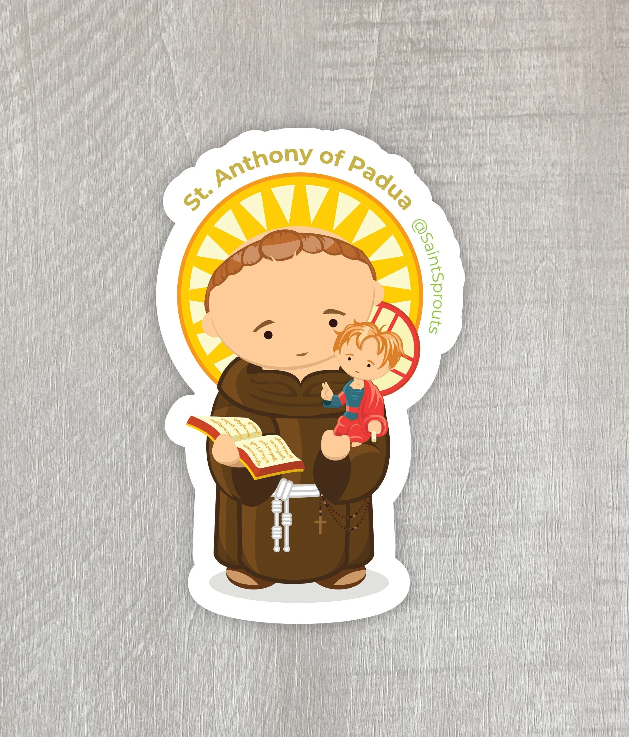 St. Anthony of Padua Sticker - Image 4