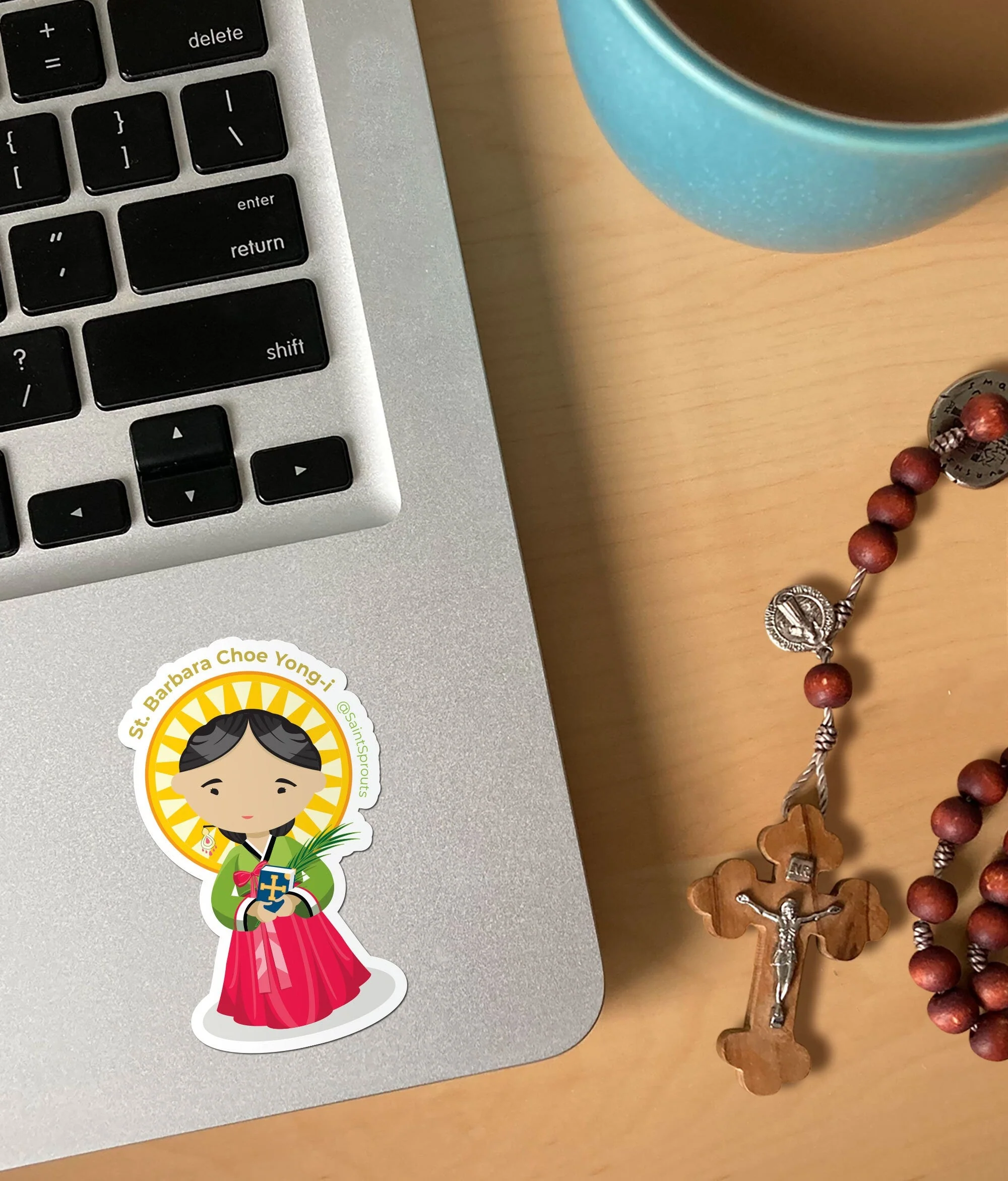 St. Barbara Choe Yong-i Sticker - Image 2