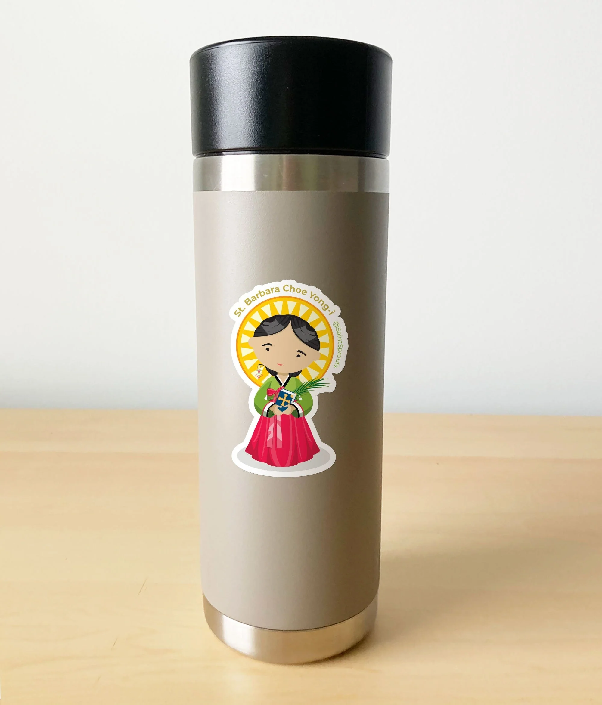 St. Barbara Choe Yong-i Sticker - Image 3