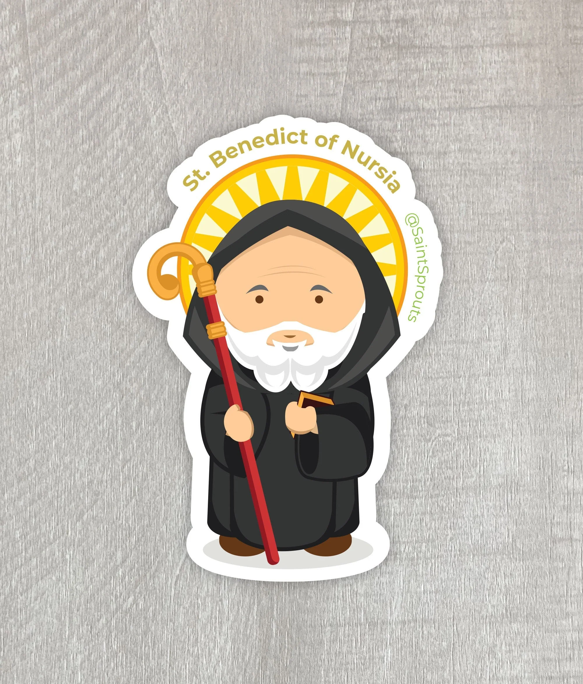 St. Benedict Sticker - Image 4