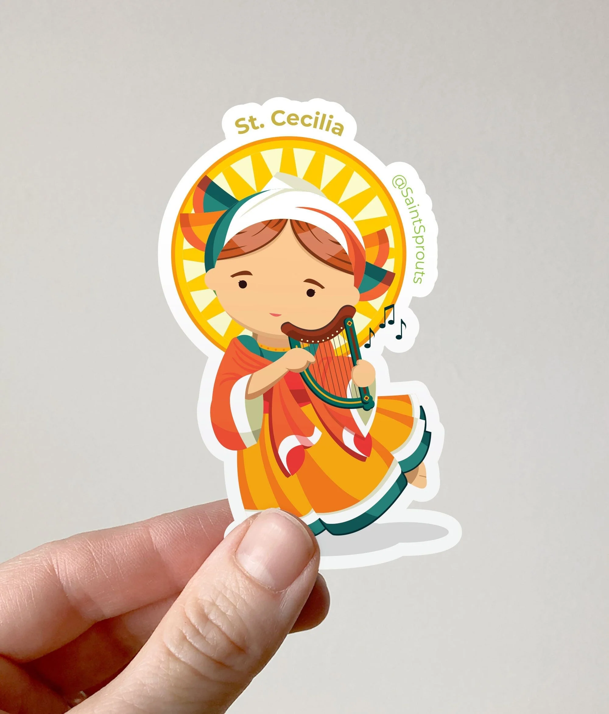 St. Cecilia Magnet - Image 2