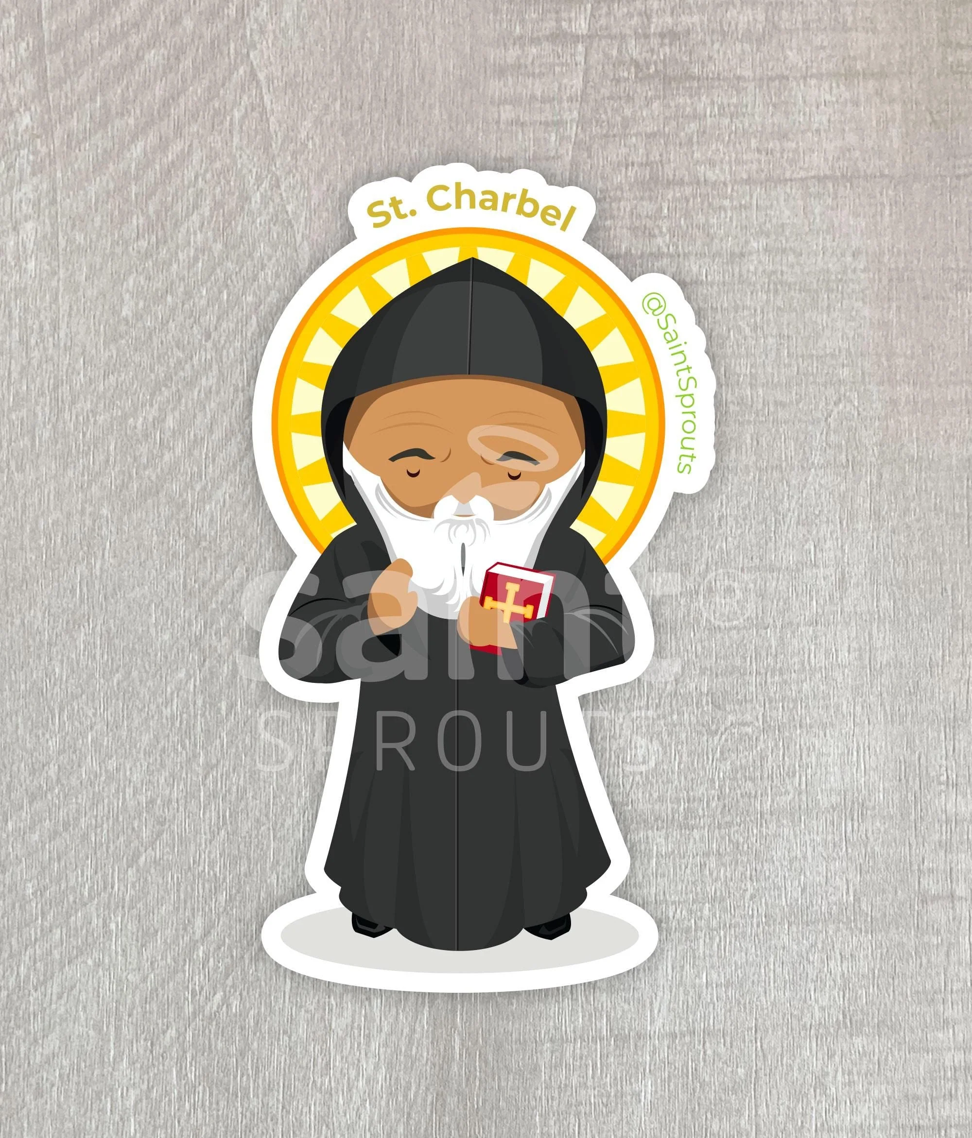 St. Charbel Magnet - Image 3