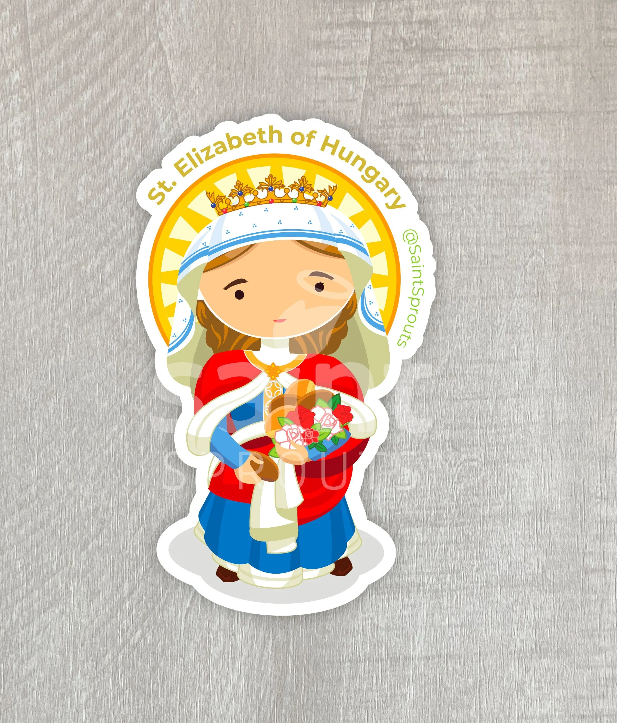 St. Elizabeth of Hungary Magnet - Image 3